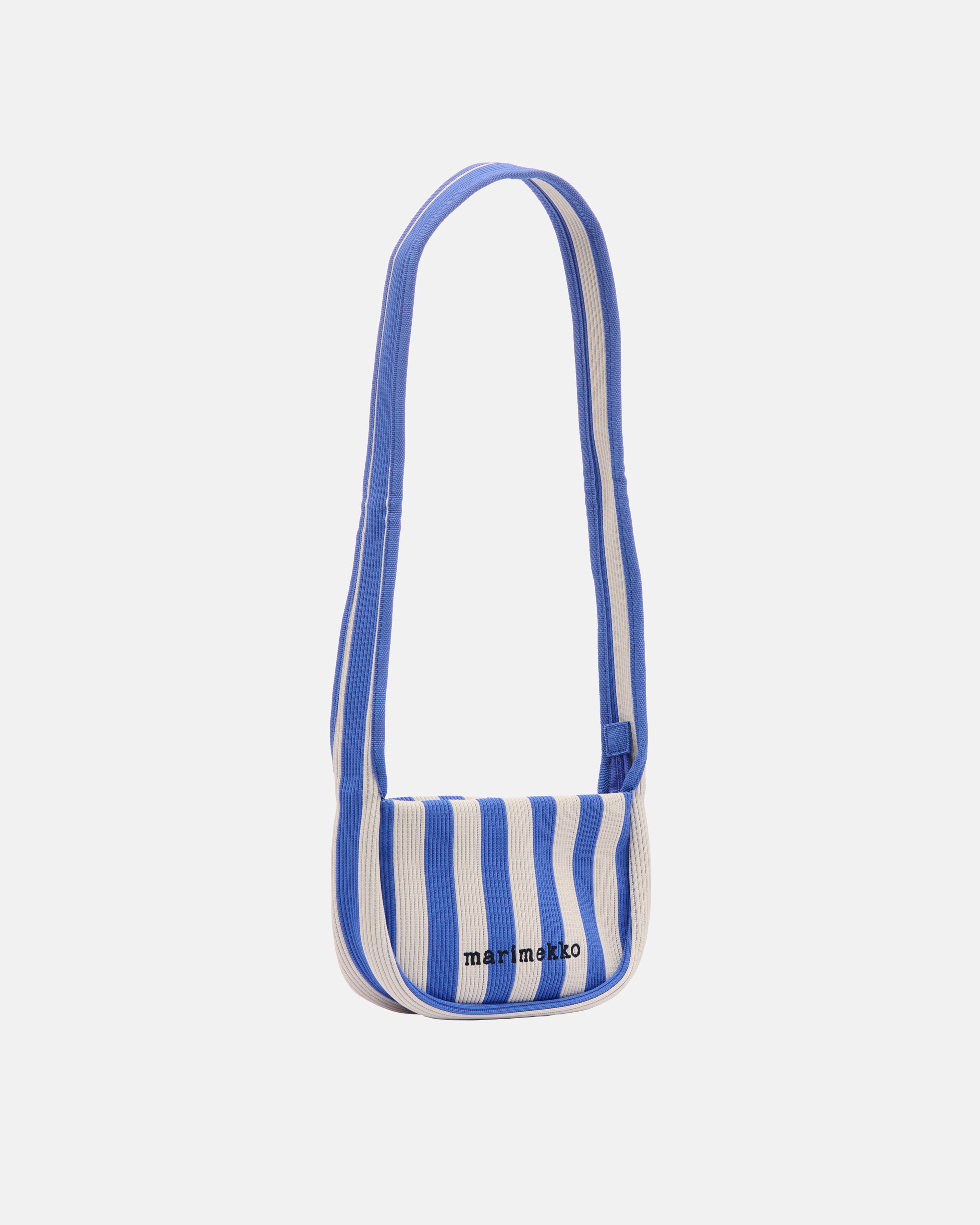 Knitted Crossbody Merirosvo, Shoulder bag, blue, off white,