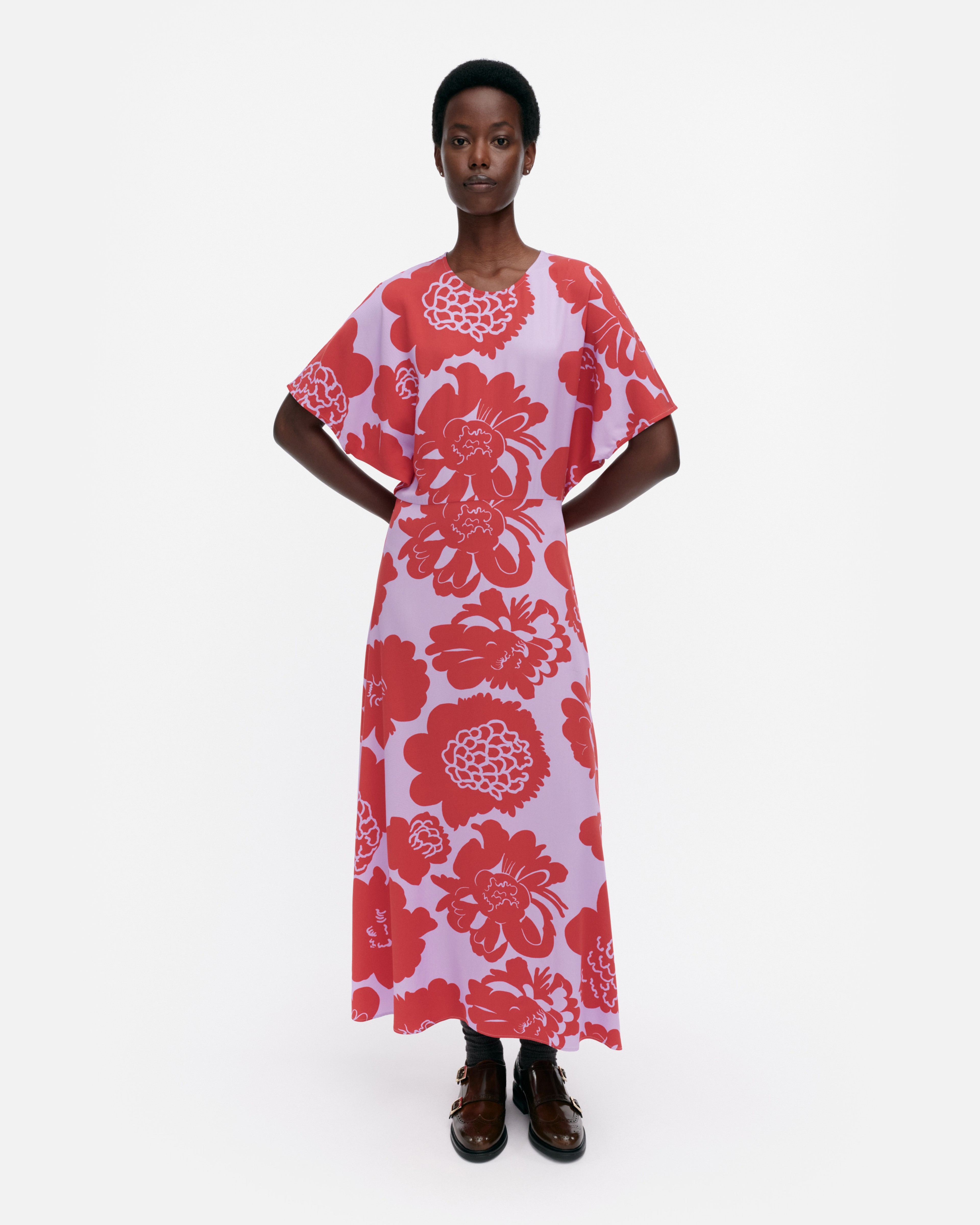 Heleä Pioni, Dress, lilac, red,