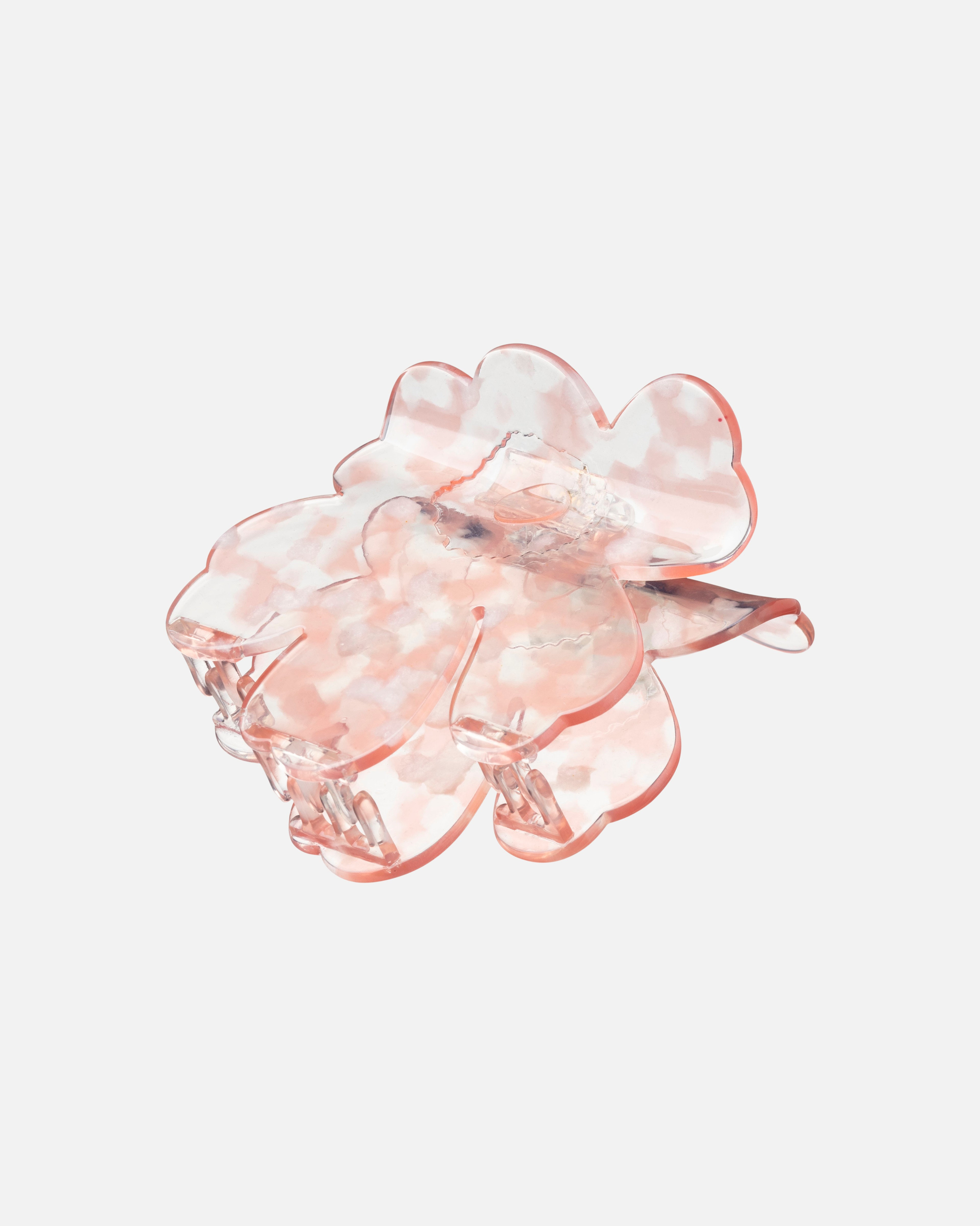 Unikko Hair Clip Large, pink white,