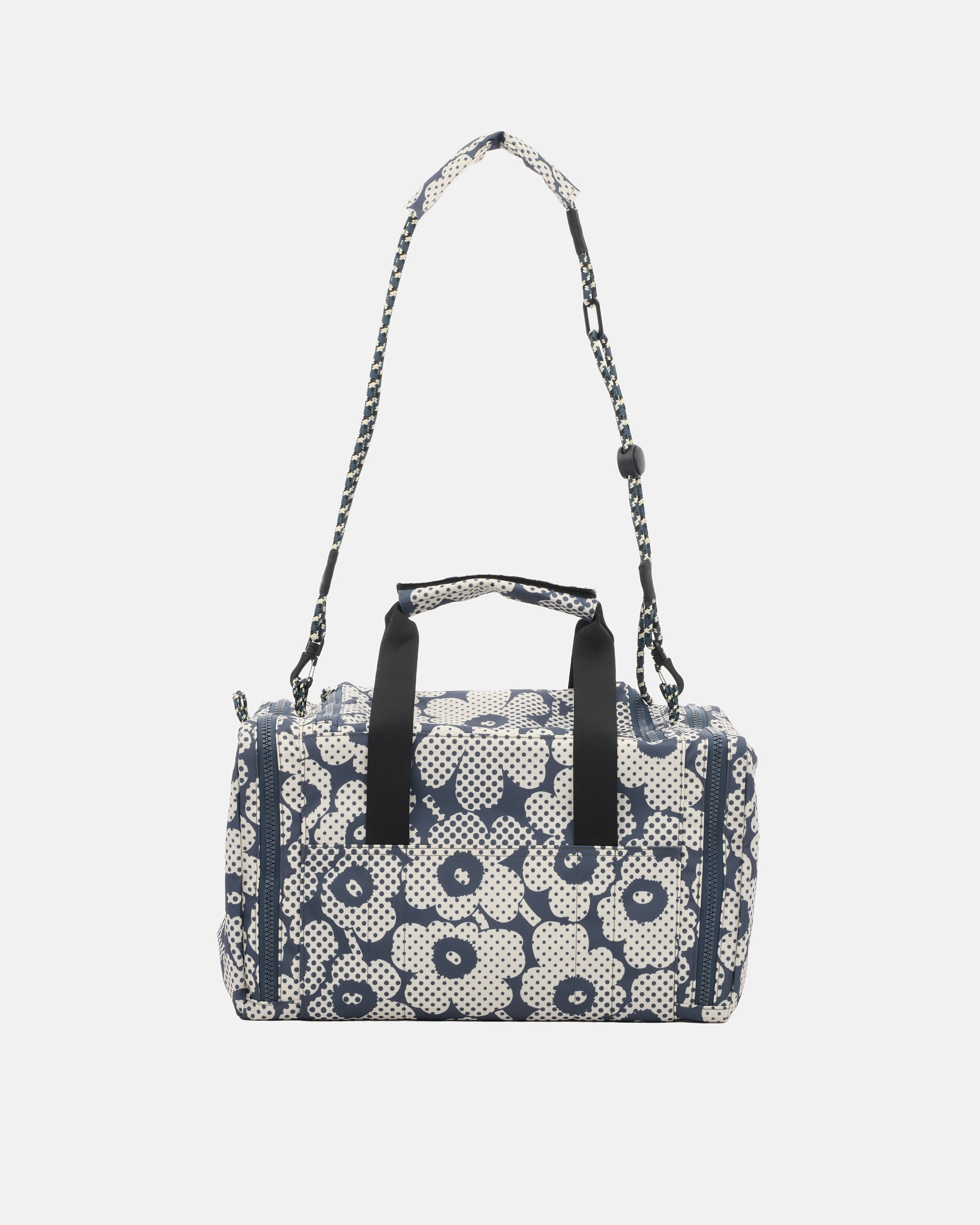 Tsufe Unikko Kioski Bag dark grey, off white | Marimekko