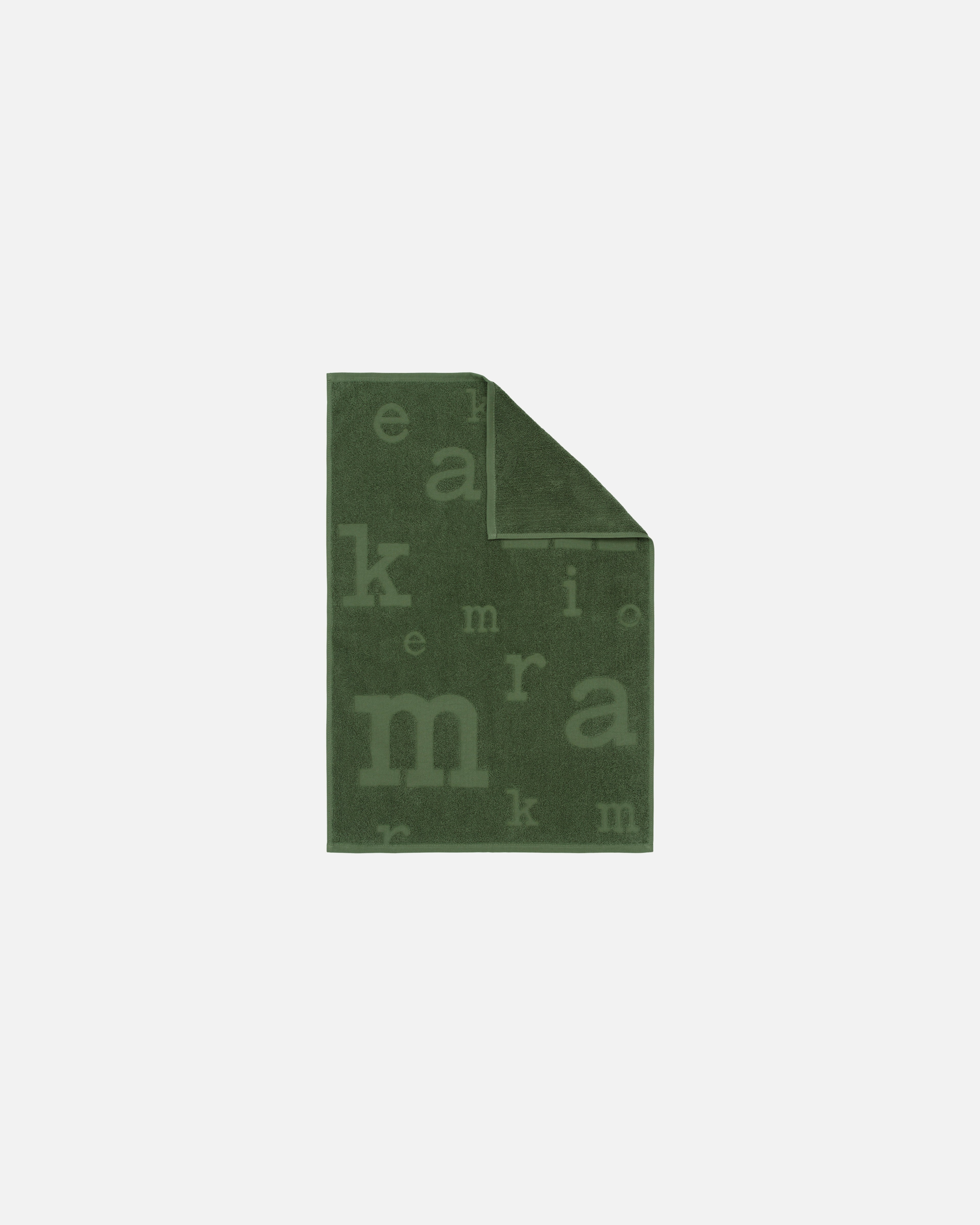 Marimerkki, Hand towel 50x70 cm, dk.green,