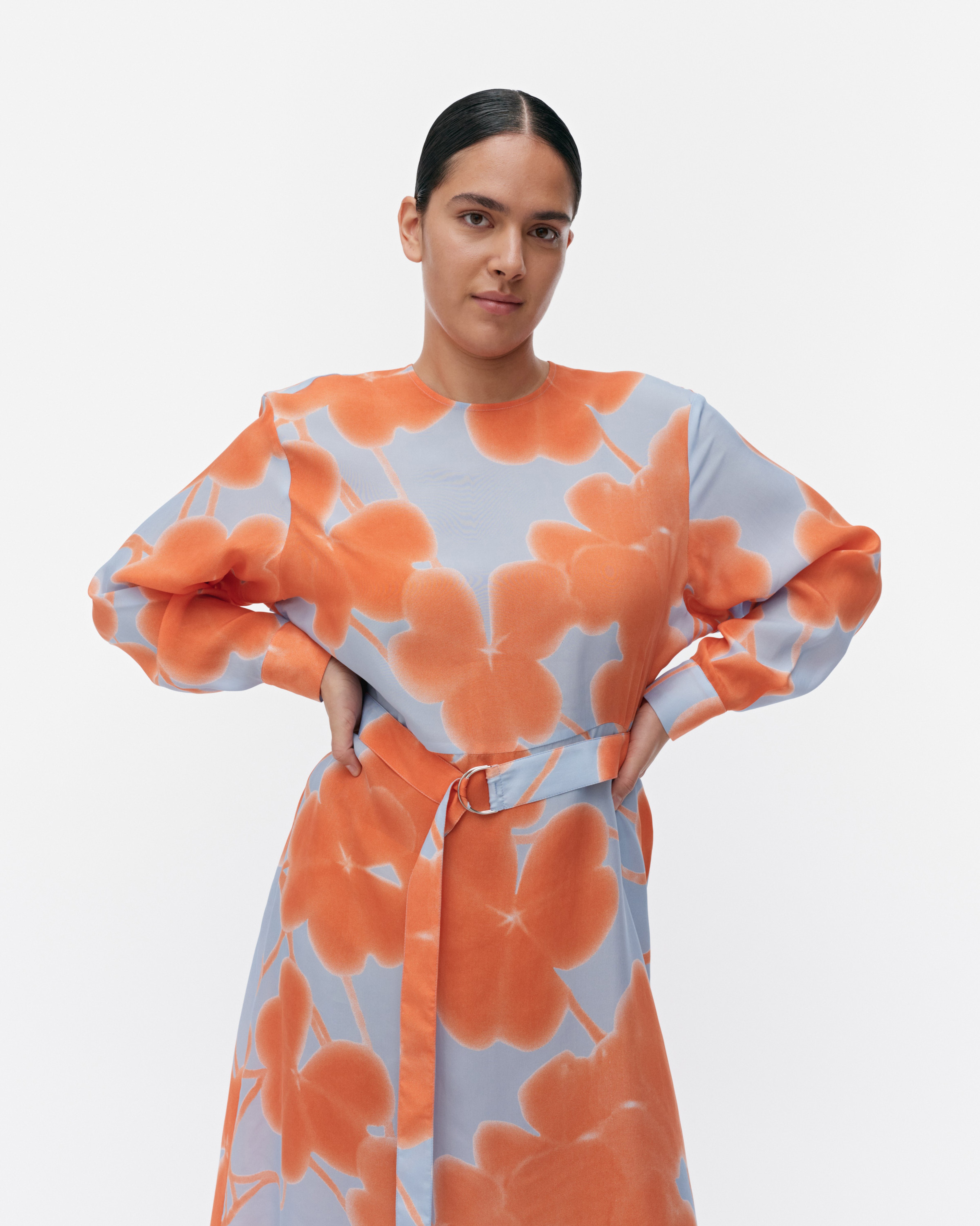 Combu Ketunleipä, Dress, light blue, orange, light pink,