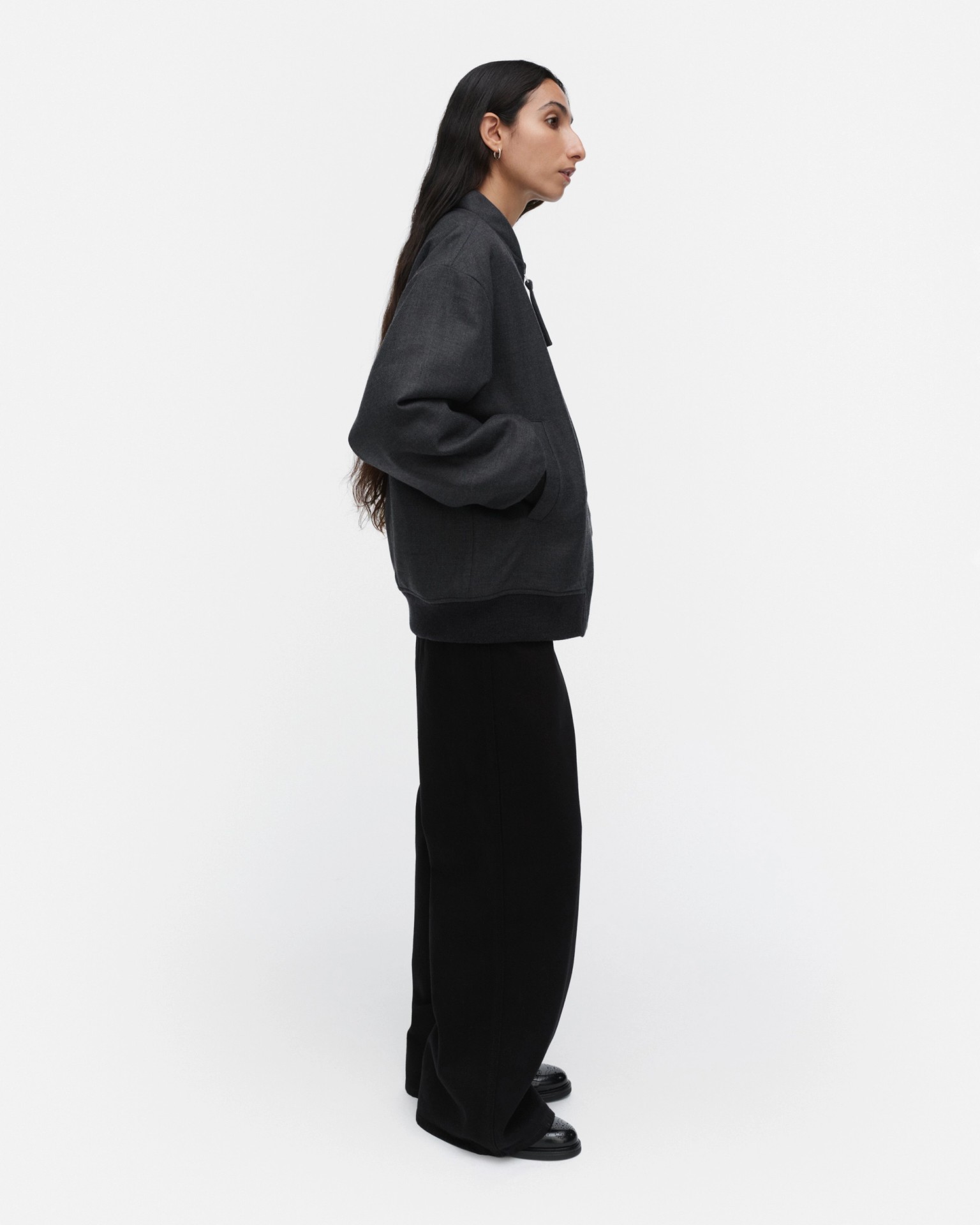 Monumentti Solid, Wool jacket, black,