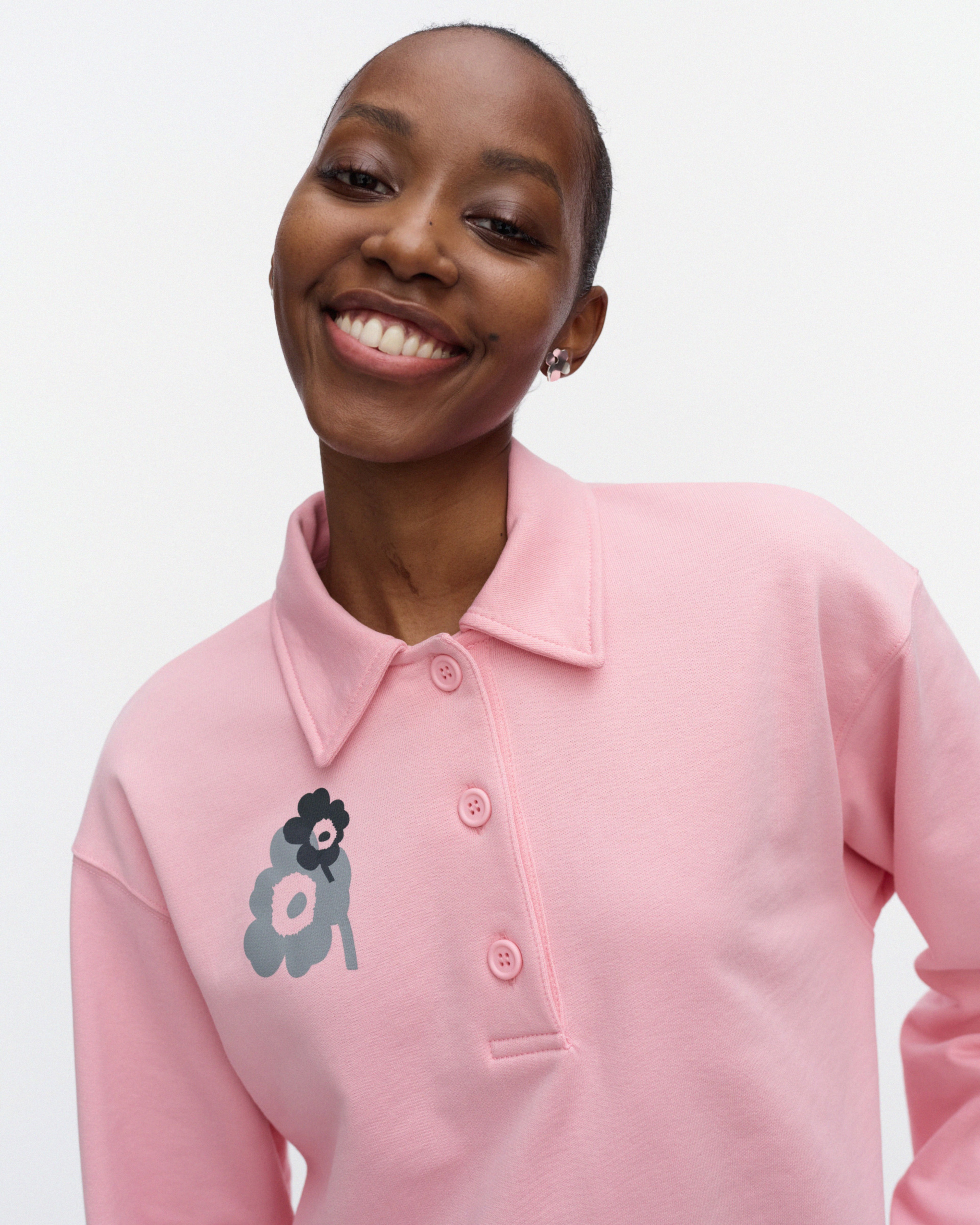 Toiminta Unikko Placement, Kioski sweatshirt, light pink, grey,