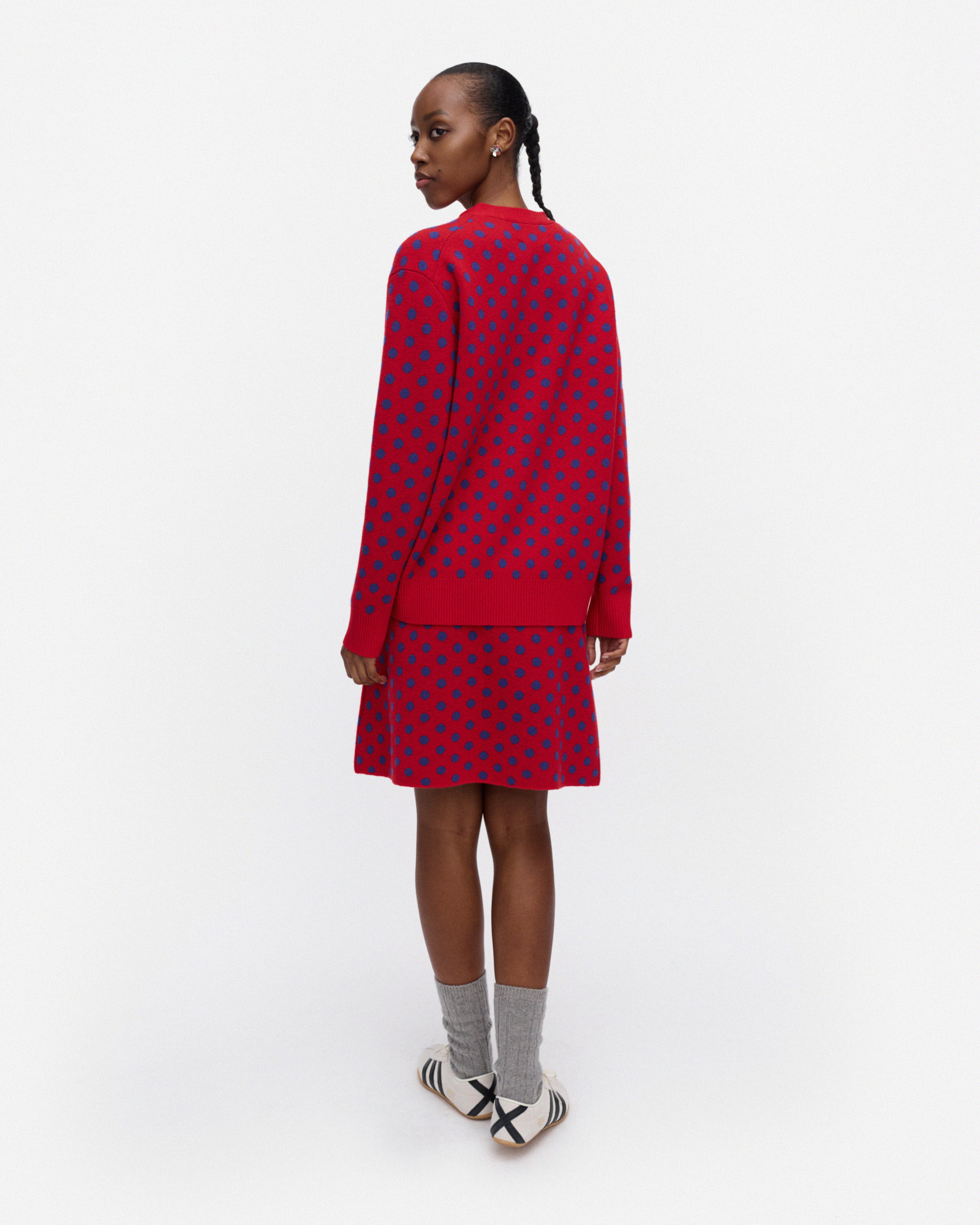 Rws Koillis Pallo, Kioski knitted skirt, red, blue,