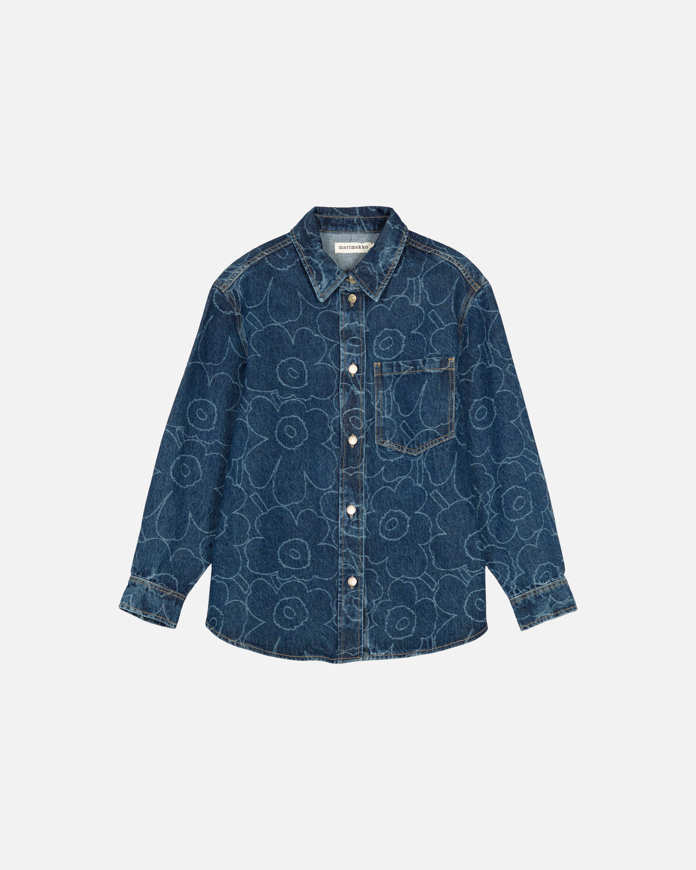 marimekko Maridenim Vaihe Unikkoデニムシャツ Maridenim Vaihe Unikko Jean shirt | Marimekko