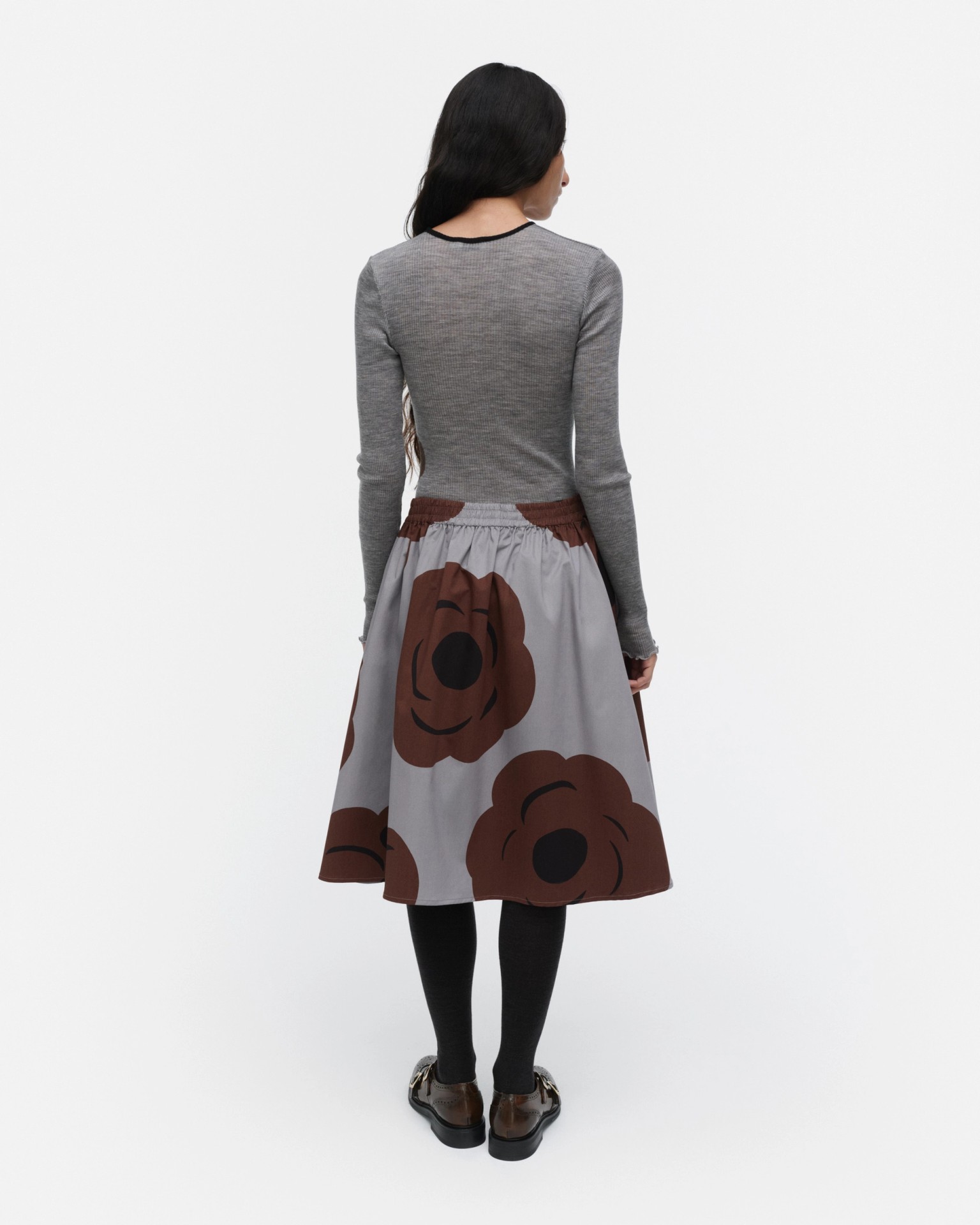 Polkka Tumma Wool rib pullover