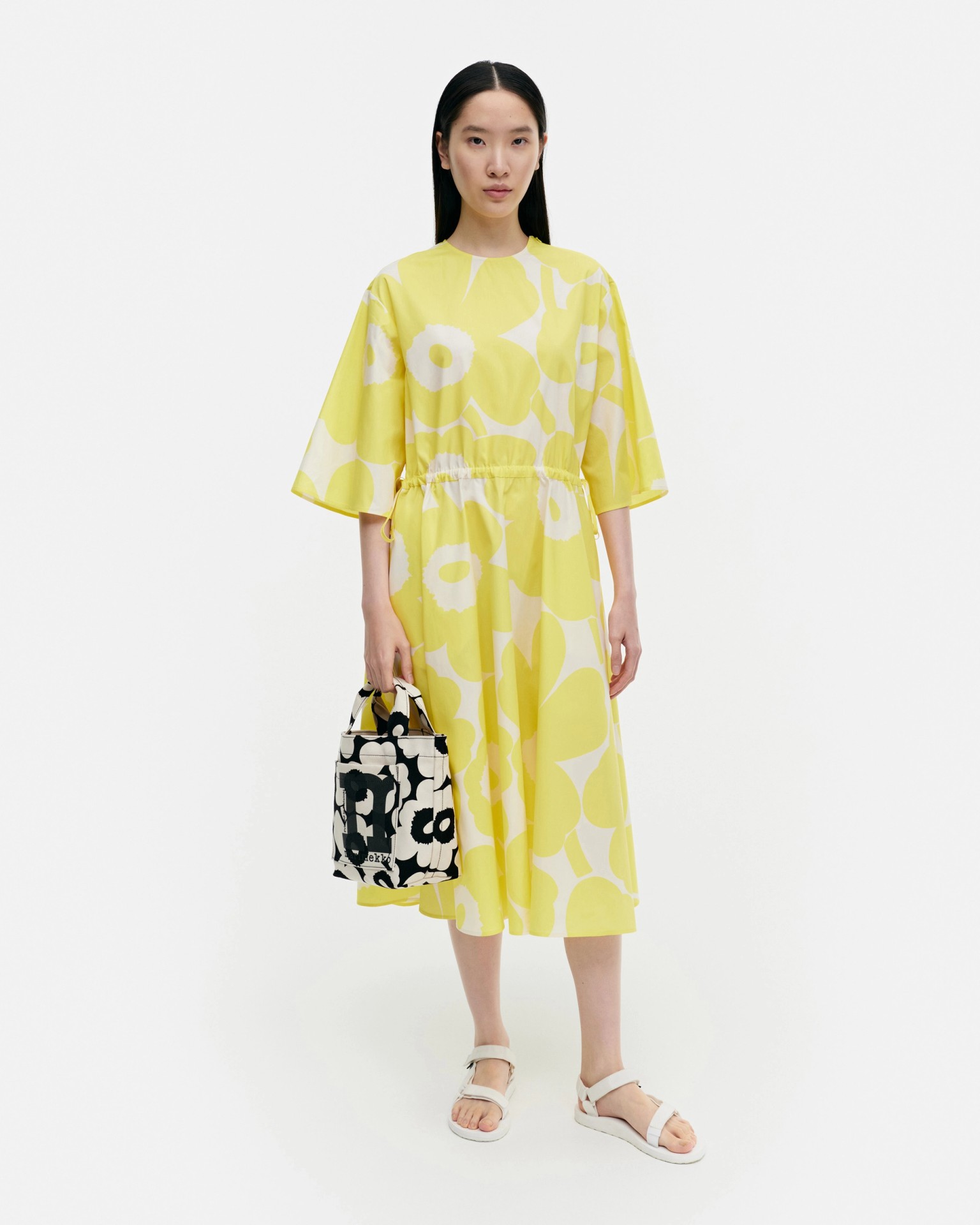 Fiaali Unikko Cotton poplin dress