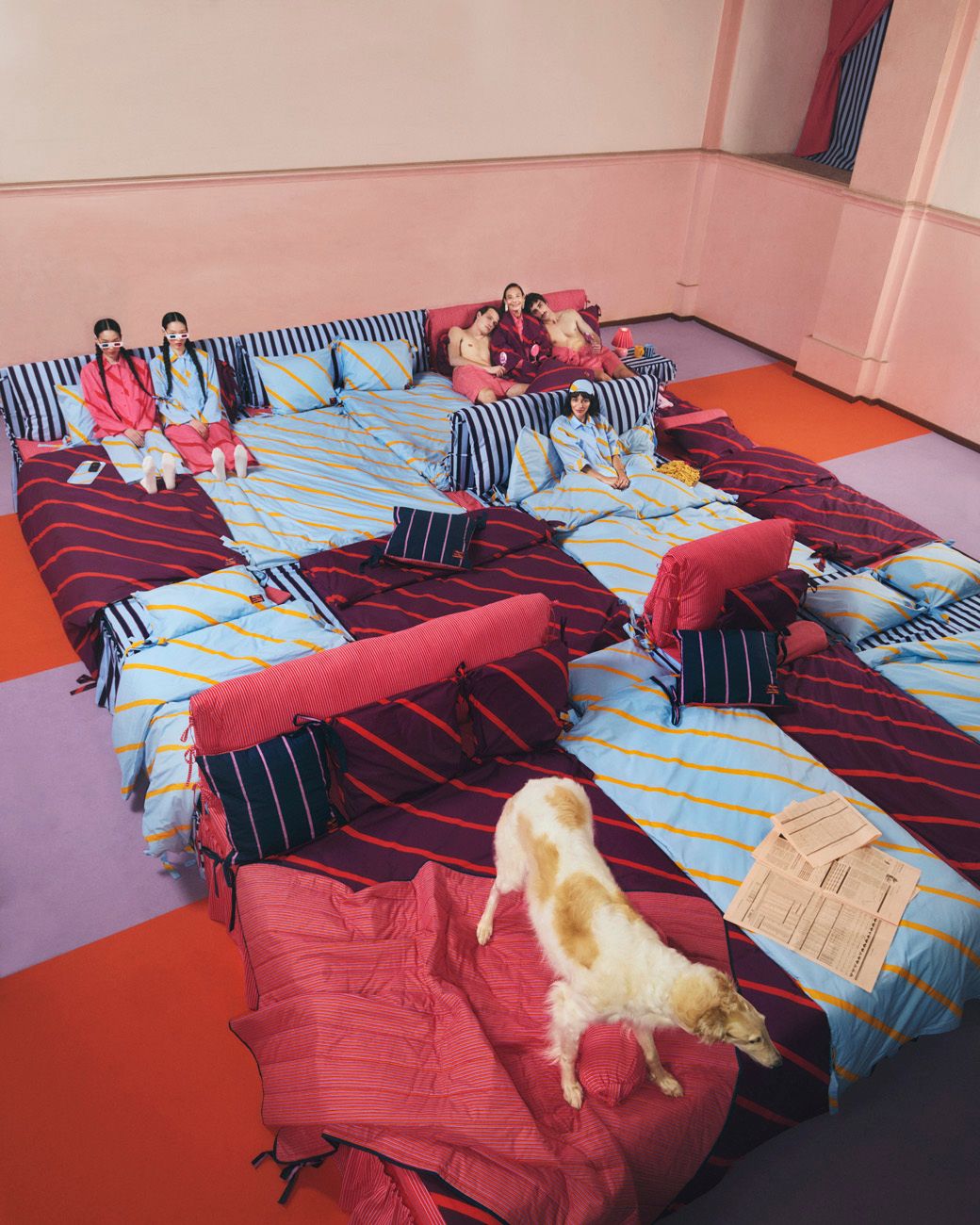 marimekko Pikkuinen Unikkoシーツセット Pikkuinen Unikko Full Sheet set | Marimekko