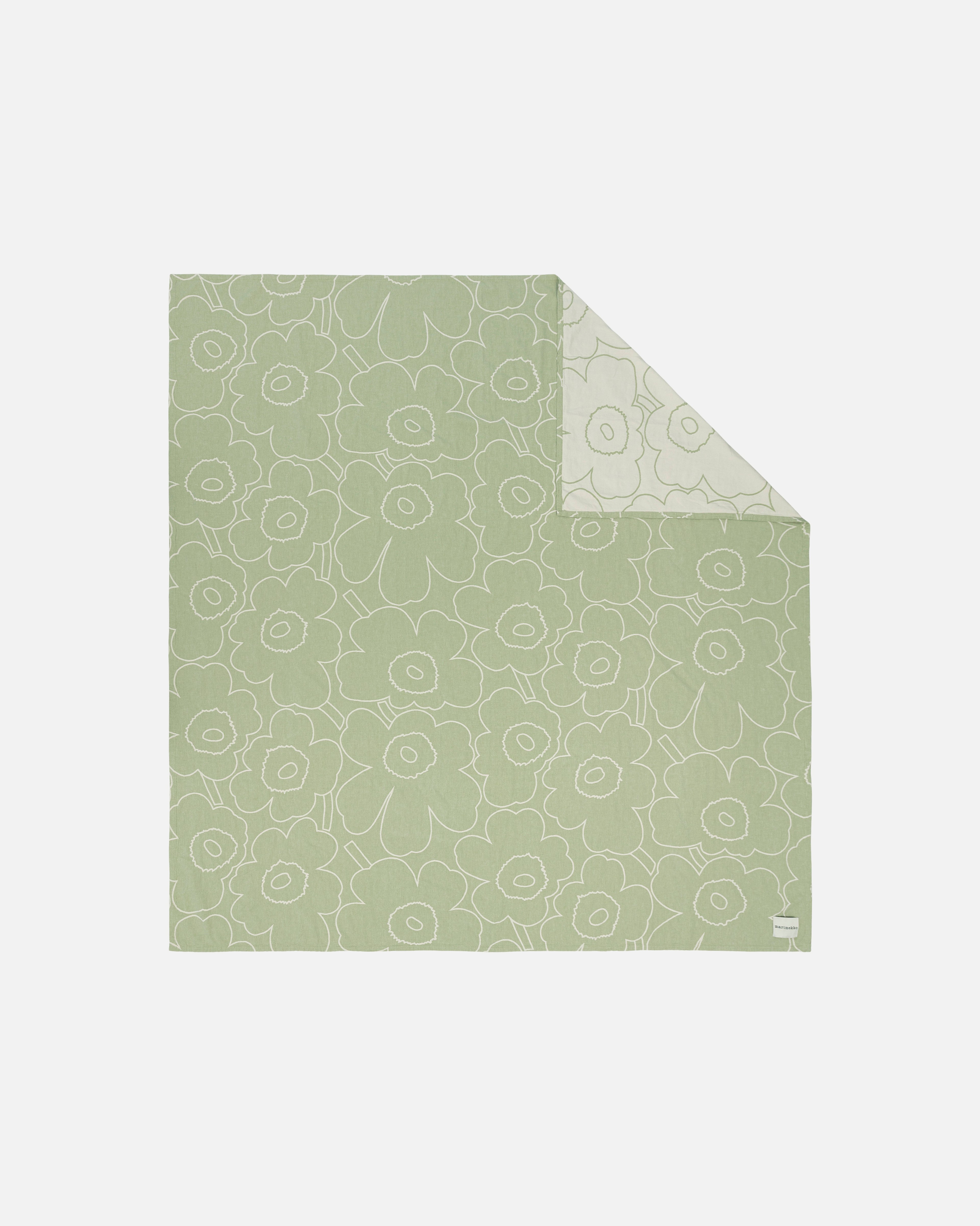 Piirto Unikko, Bedspread 260x260 cm, pear, off white,