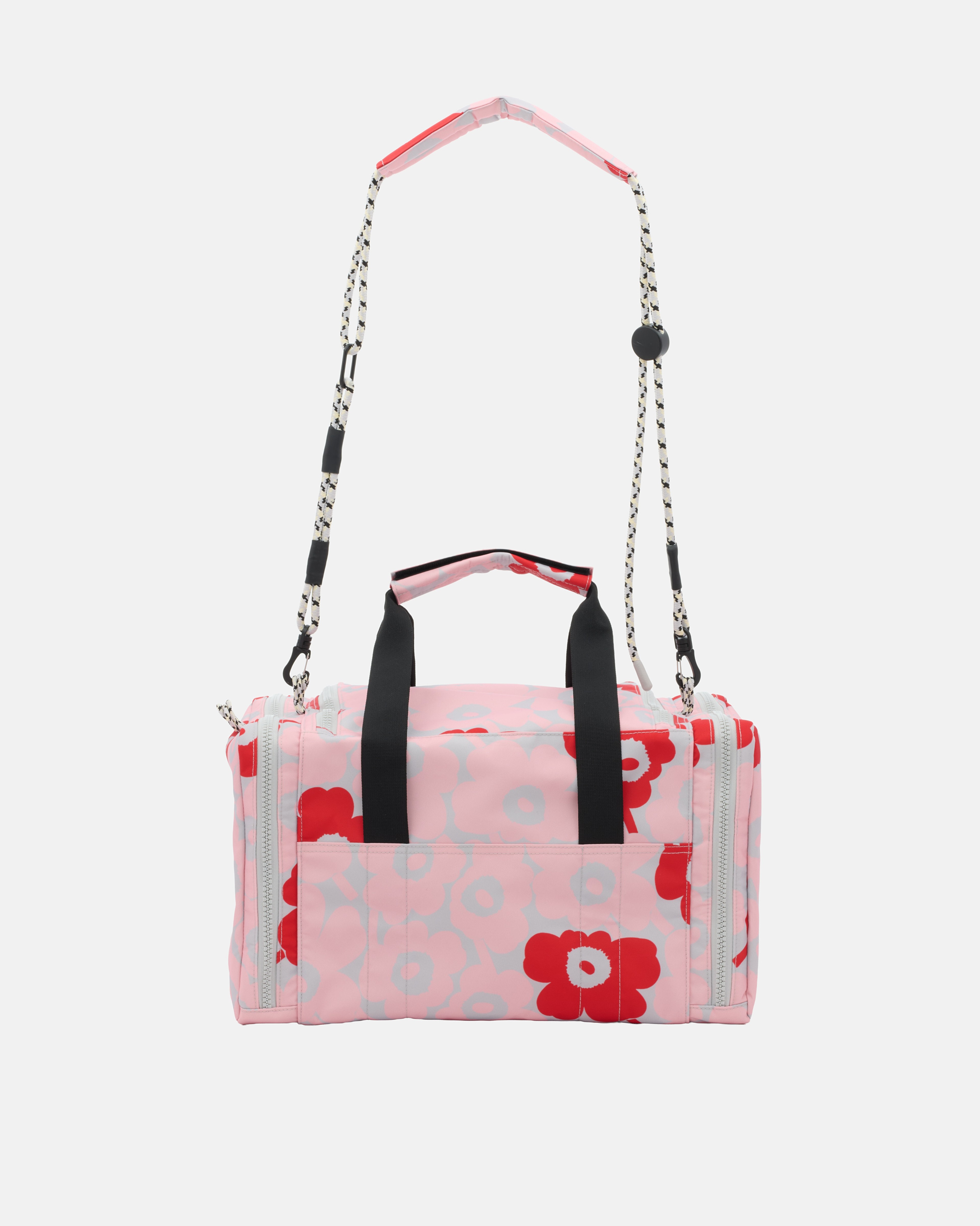 Tsufe Mini Unikko, Kioski shoulder bag, light pink, grey, red,