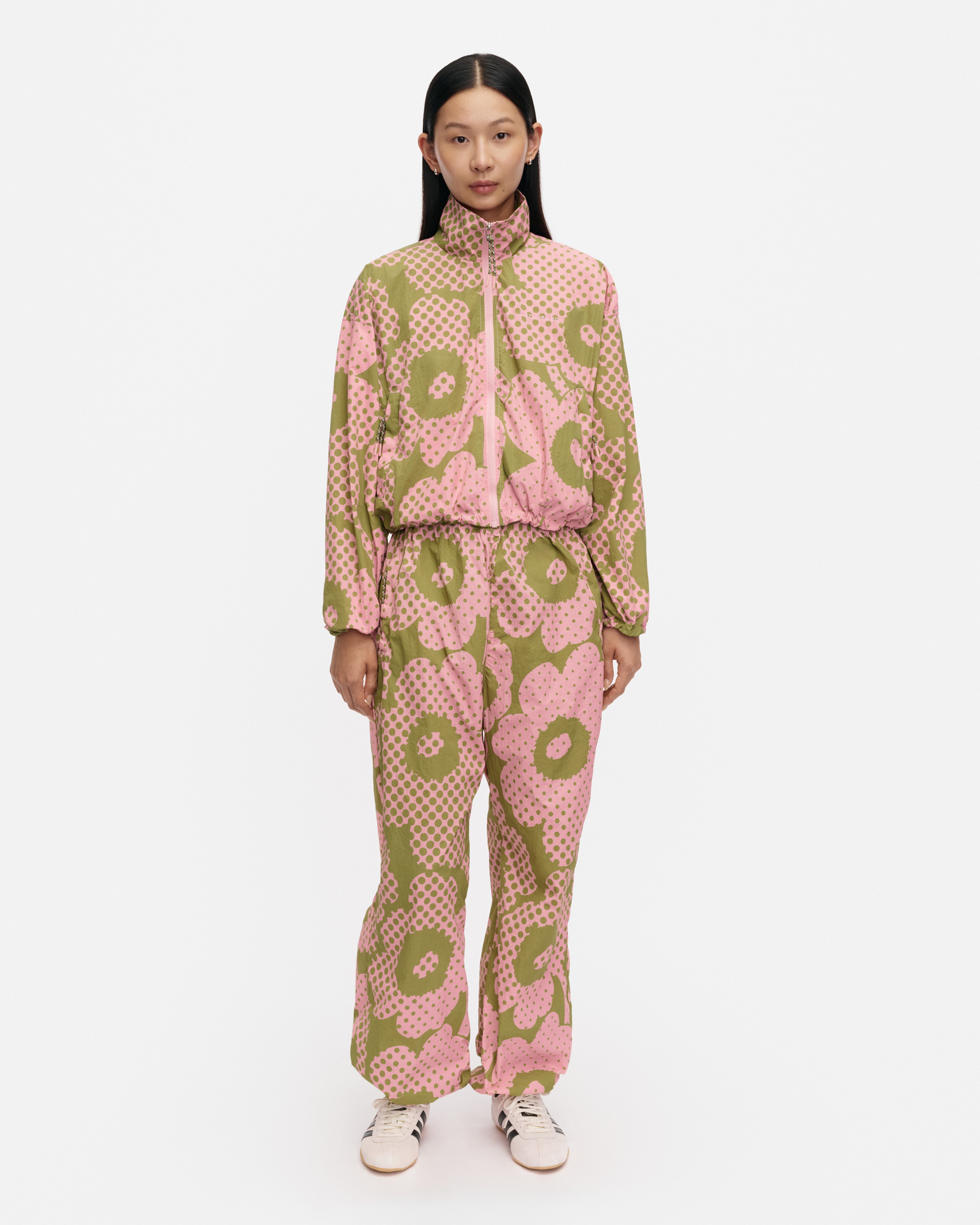 Olos Unikko, Kioski activewear trousers, green, light pink,