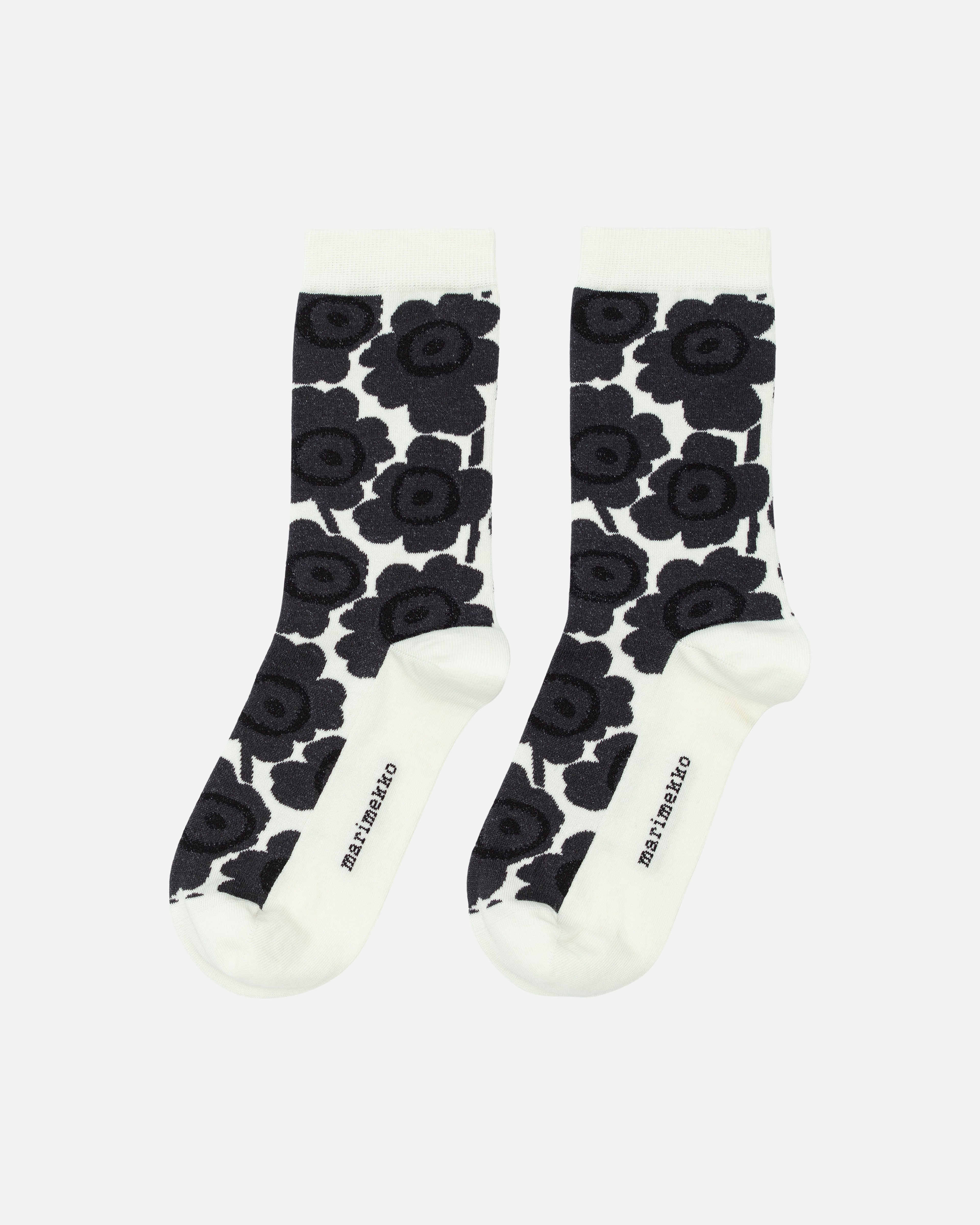 Linjaus Unikko, Socks, black, white,