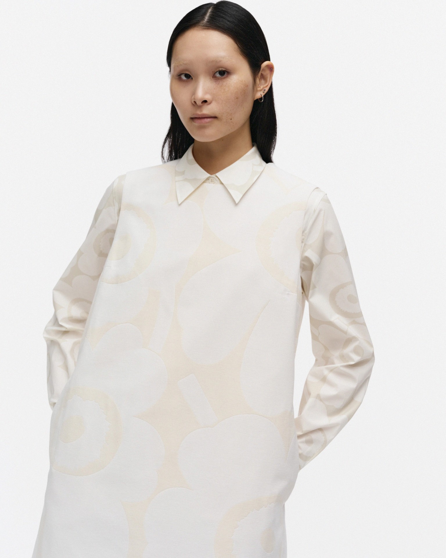 Hahmo Unikko, Marimini dress, white, off white,