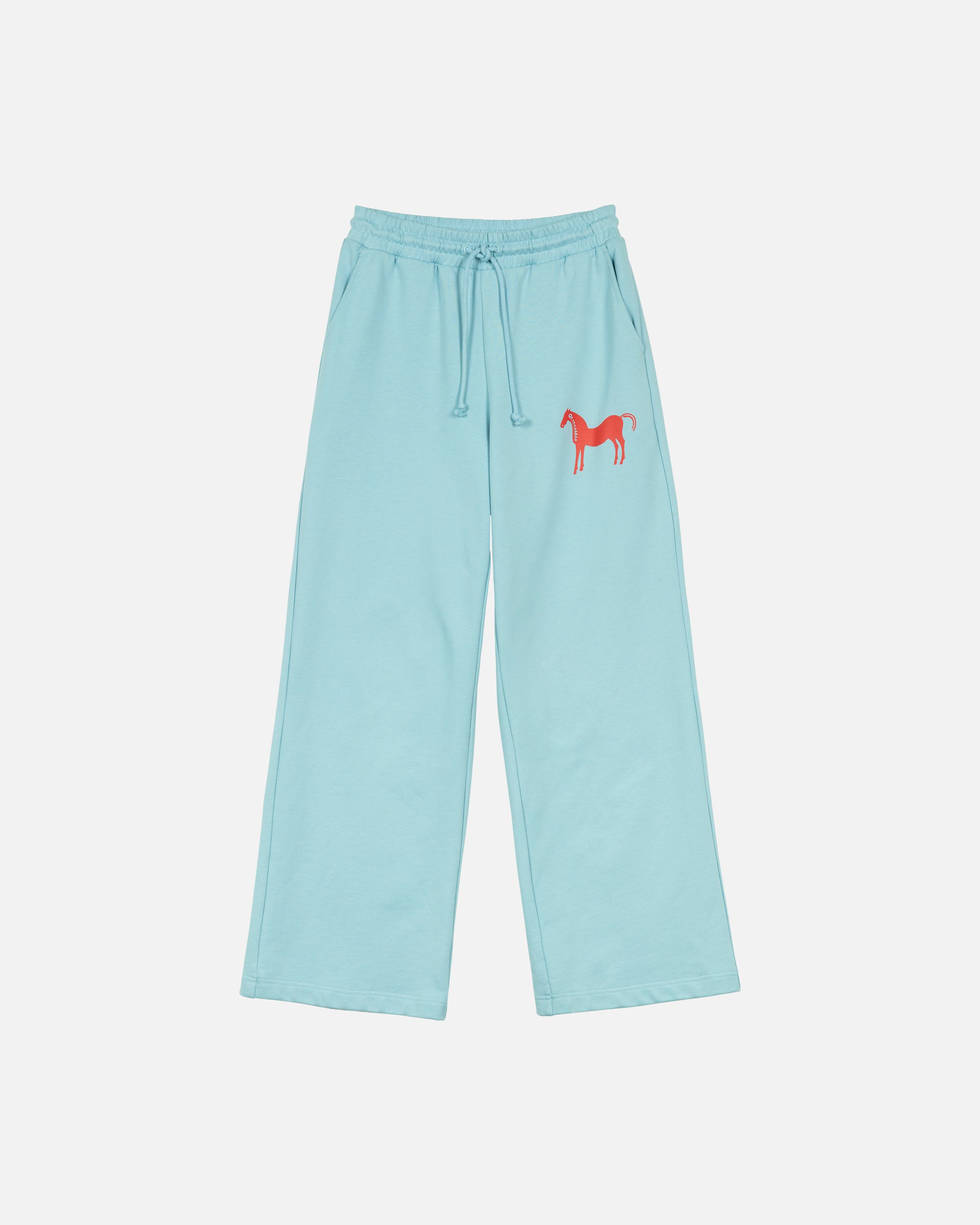 Varret Musta Tamma Placement Kioski sweatpants light blue, red