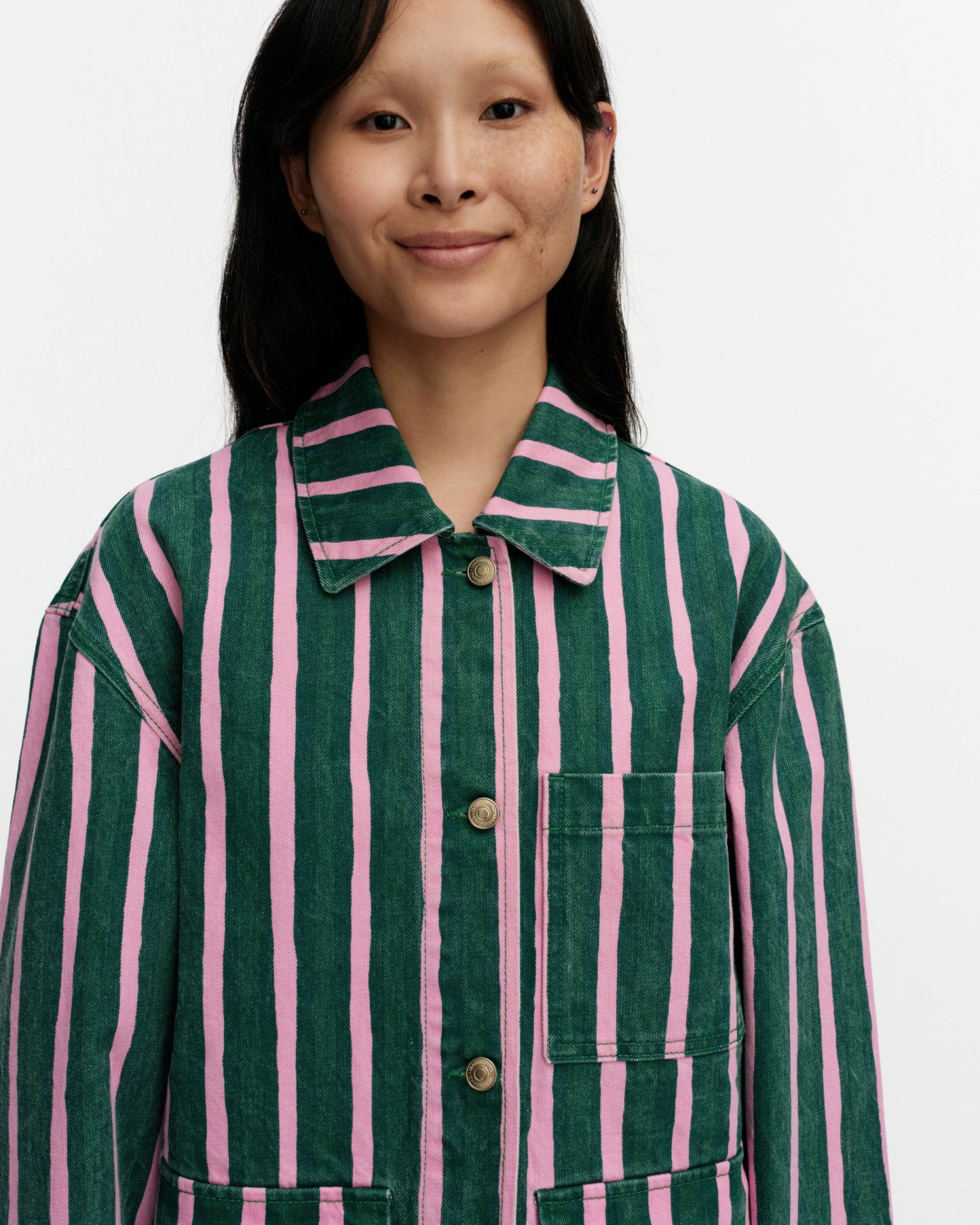 Poweri Piccolo, Kioski Coat, green, pink,