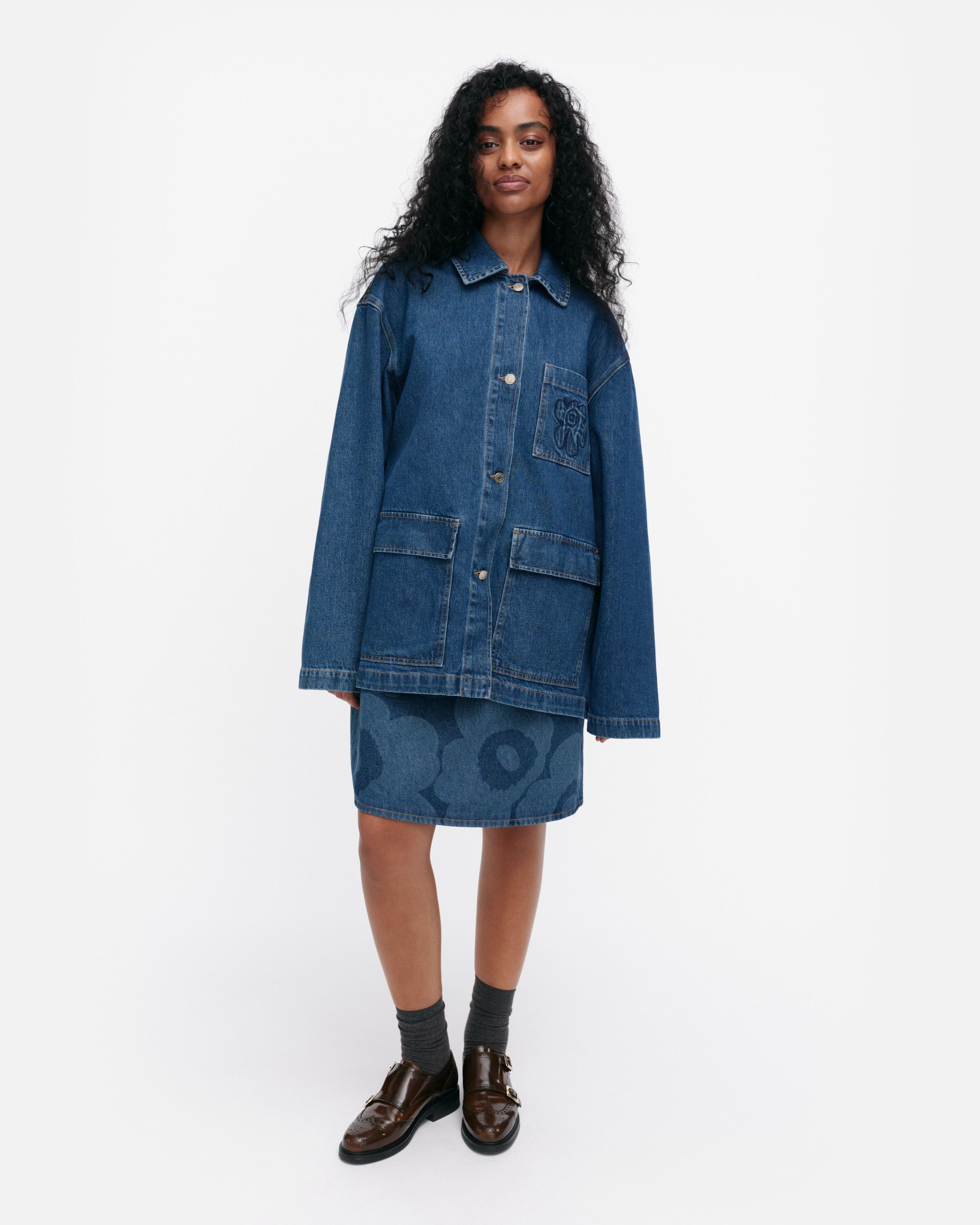 Maridenim Poweri Unikko デニムジャケット Maridenim Poweri Unikko Denim jacket | Marimekko
