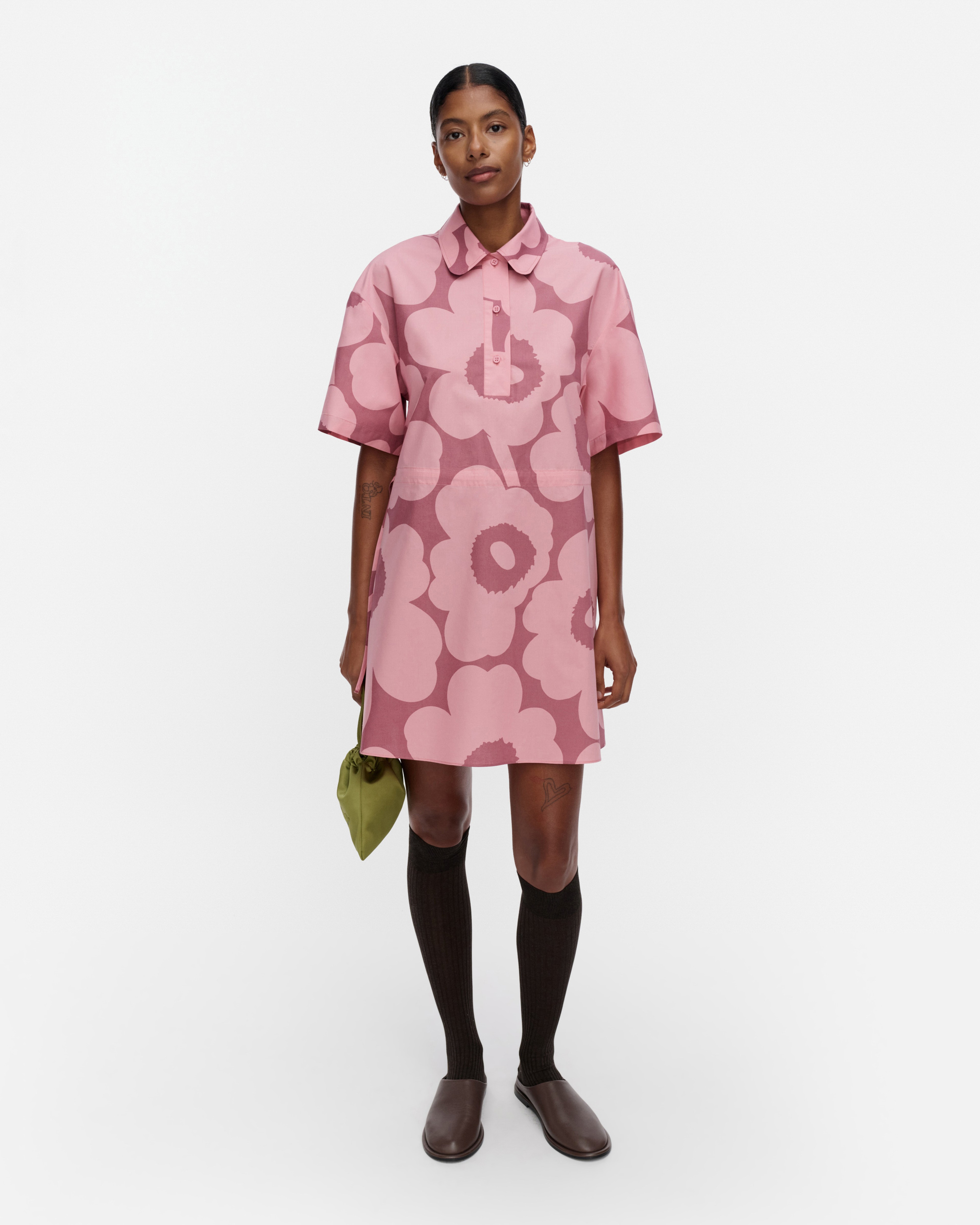 Katkelma Unikko, Dress, rose, dark rose,