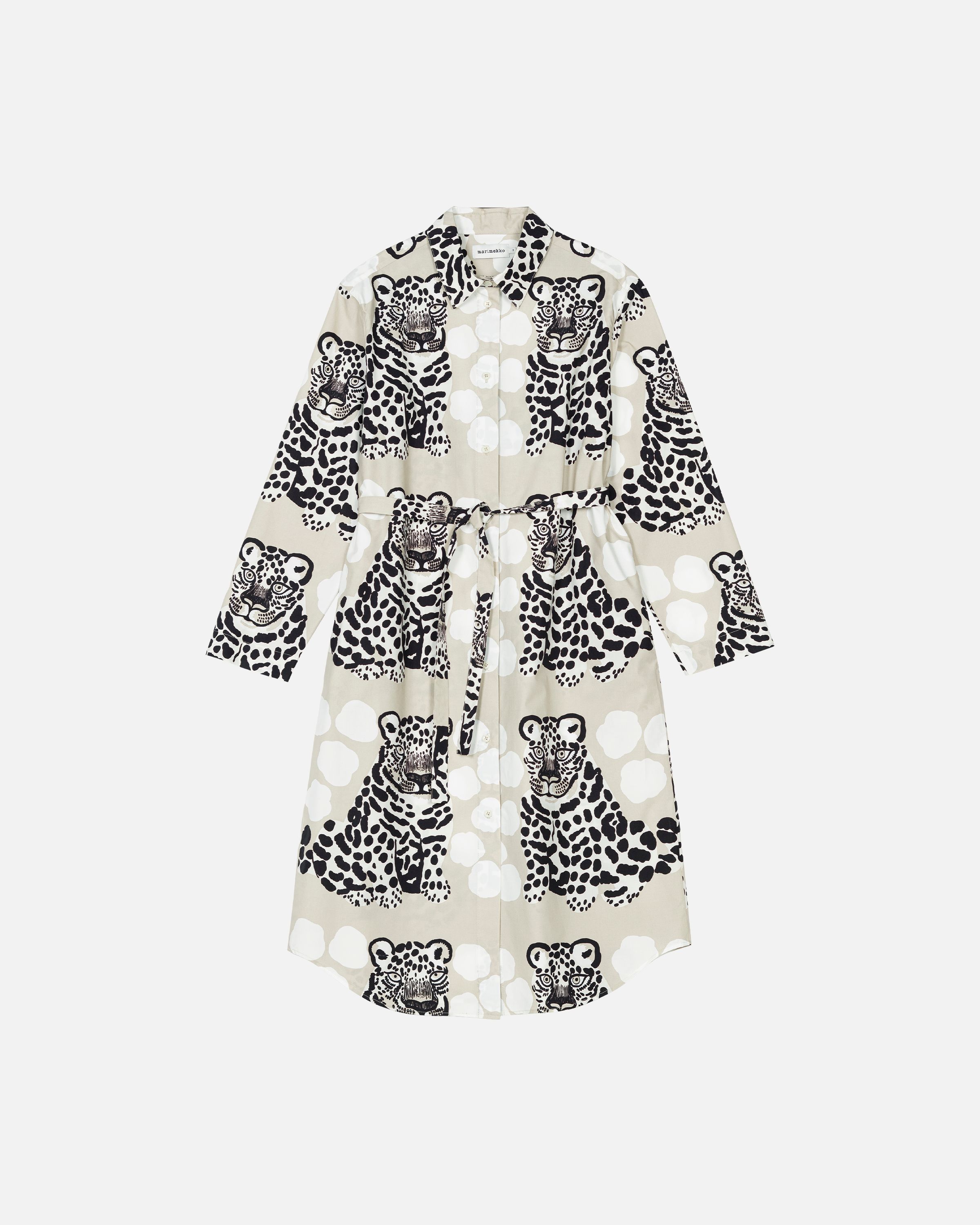 Viivain kaksoset Cotton dress | Marimekko