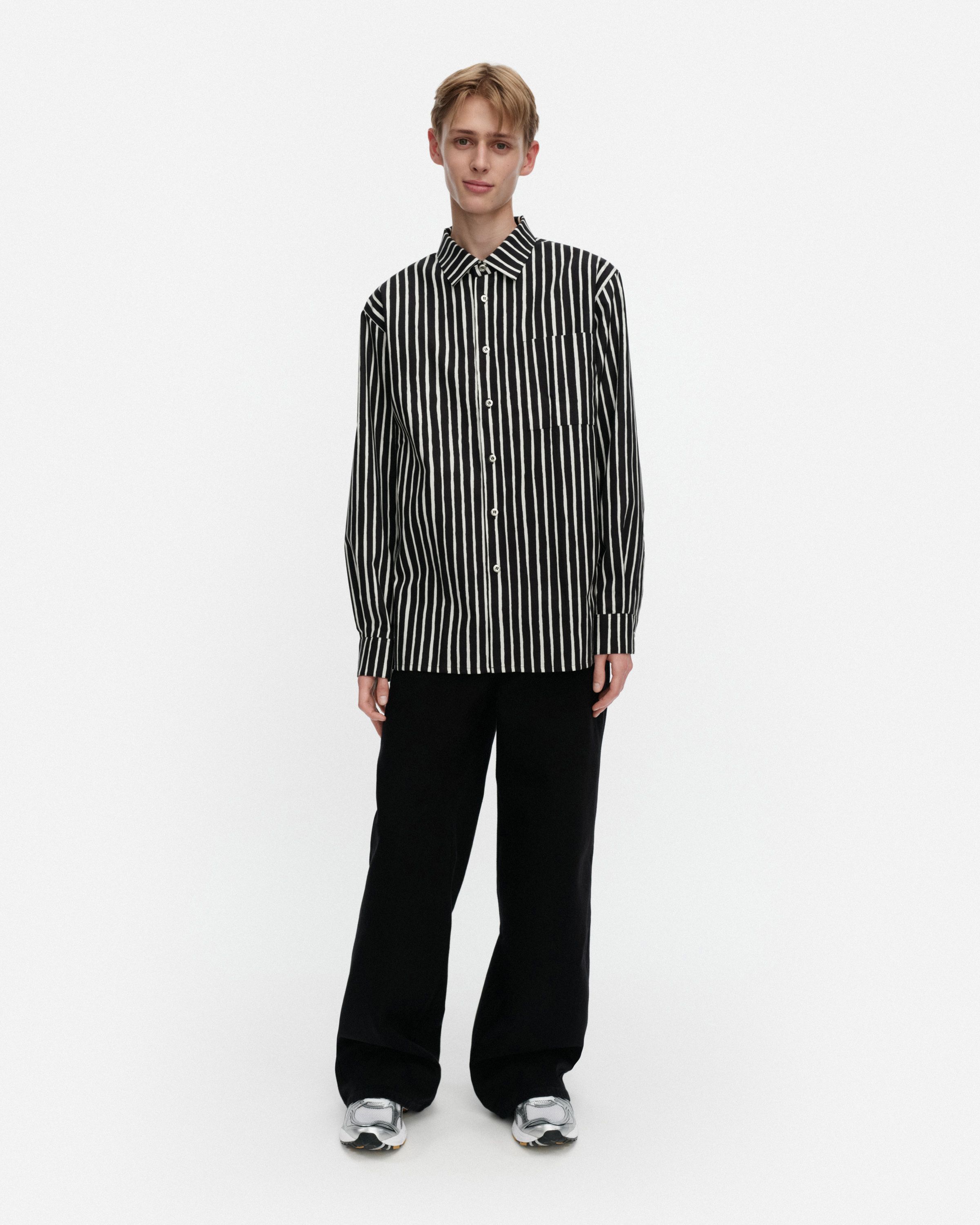 Jokapoika Kioski cotton shirt | Marimekko