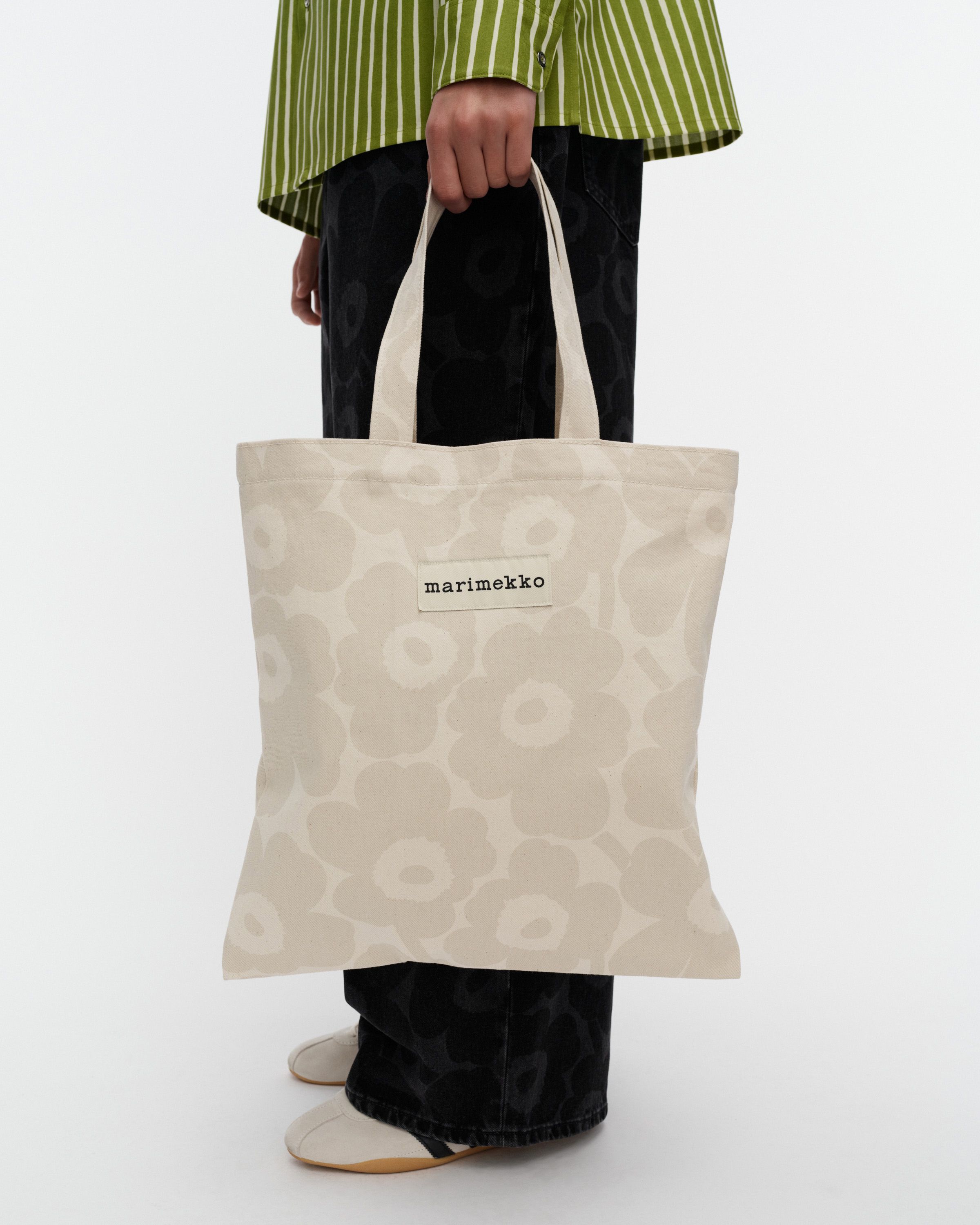 Vankka Denim Unikko Kioski Bag natural, ecru | Marimekko
