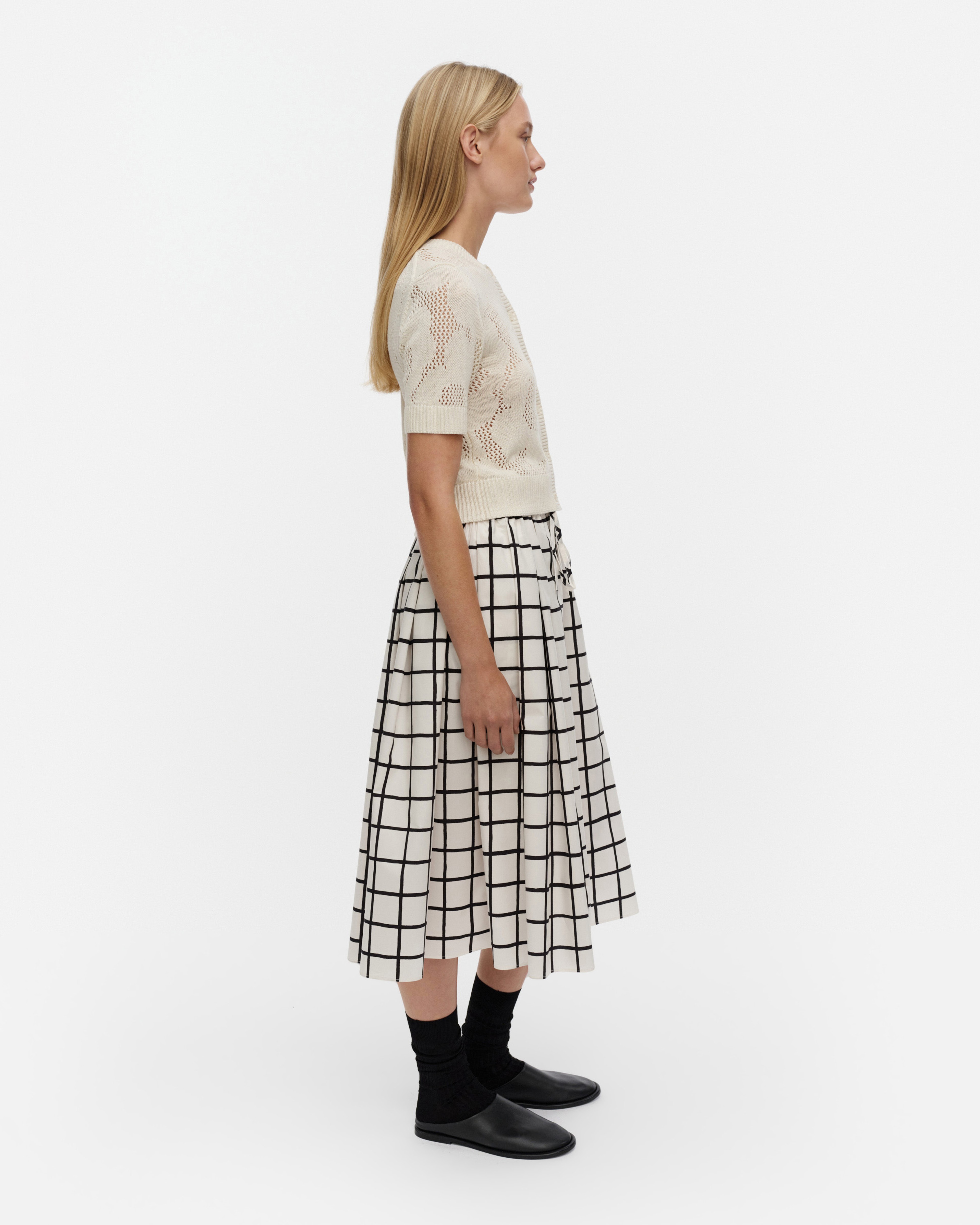 Leikki Unikko, Knitted pullover, off white,