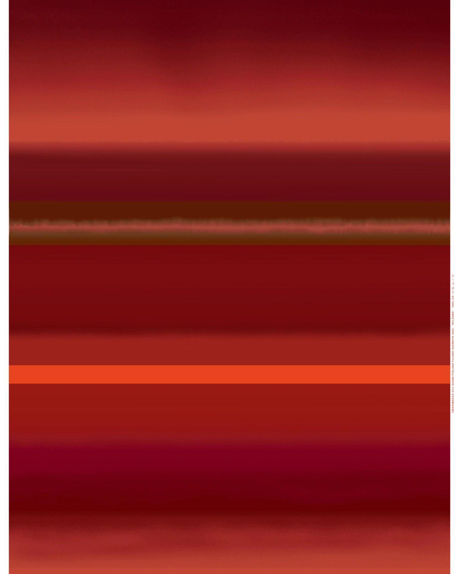 Selänne, Cotton fabric, red, d.red, wine red,