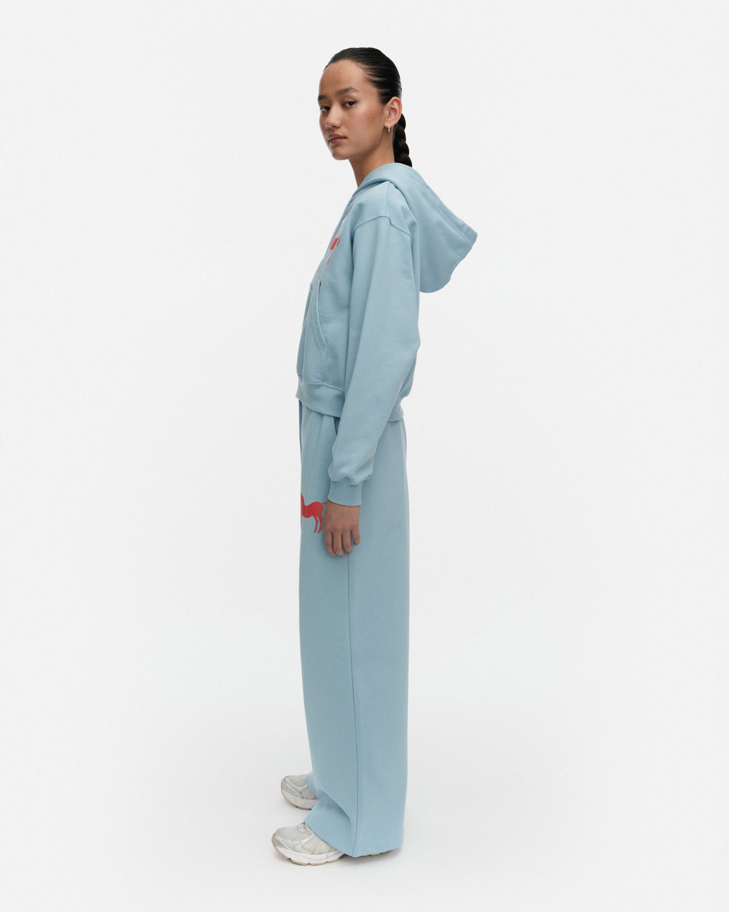 Joggi Musta Tamma Placement Kioski hoodie | Marimekko