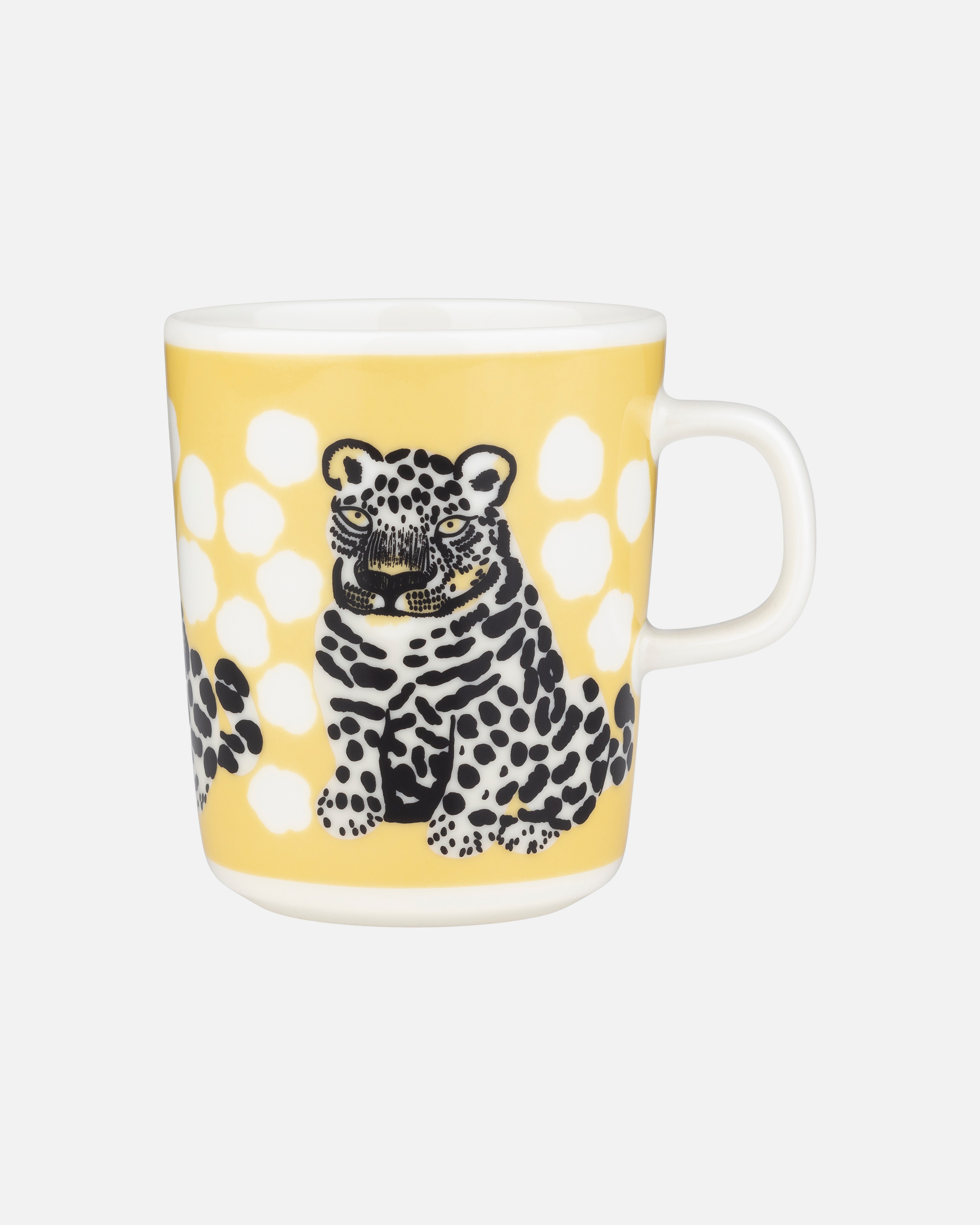 Oiva / Kaksoset, Mug 2,5 dl, light yellow, black, greige,