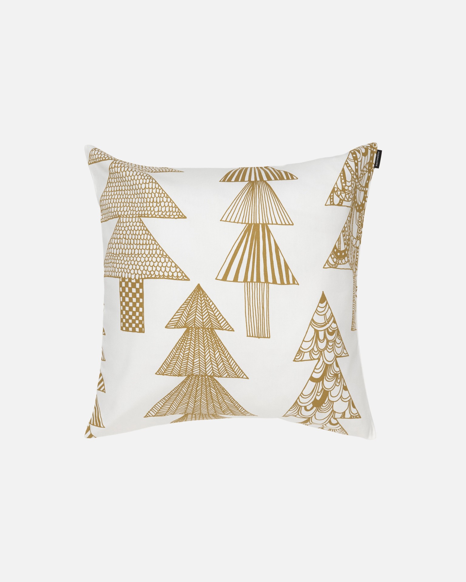 Kuusikossa, Cushion cover 50x50 cm, beige,white,