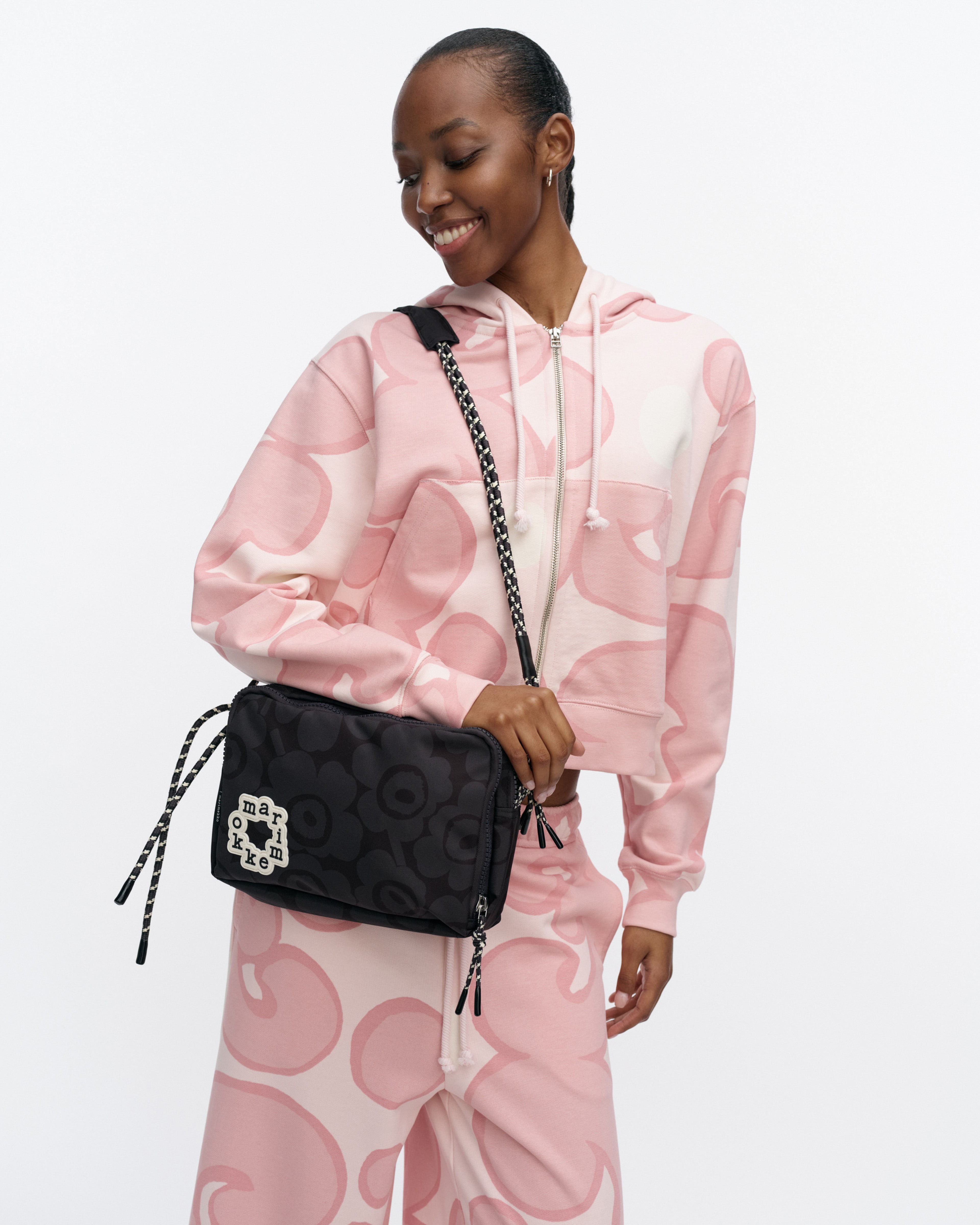 Kavari Mini Unikko, Kioski shoulder bag, dark grey, black,