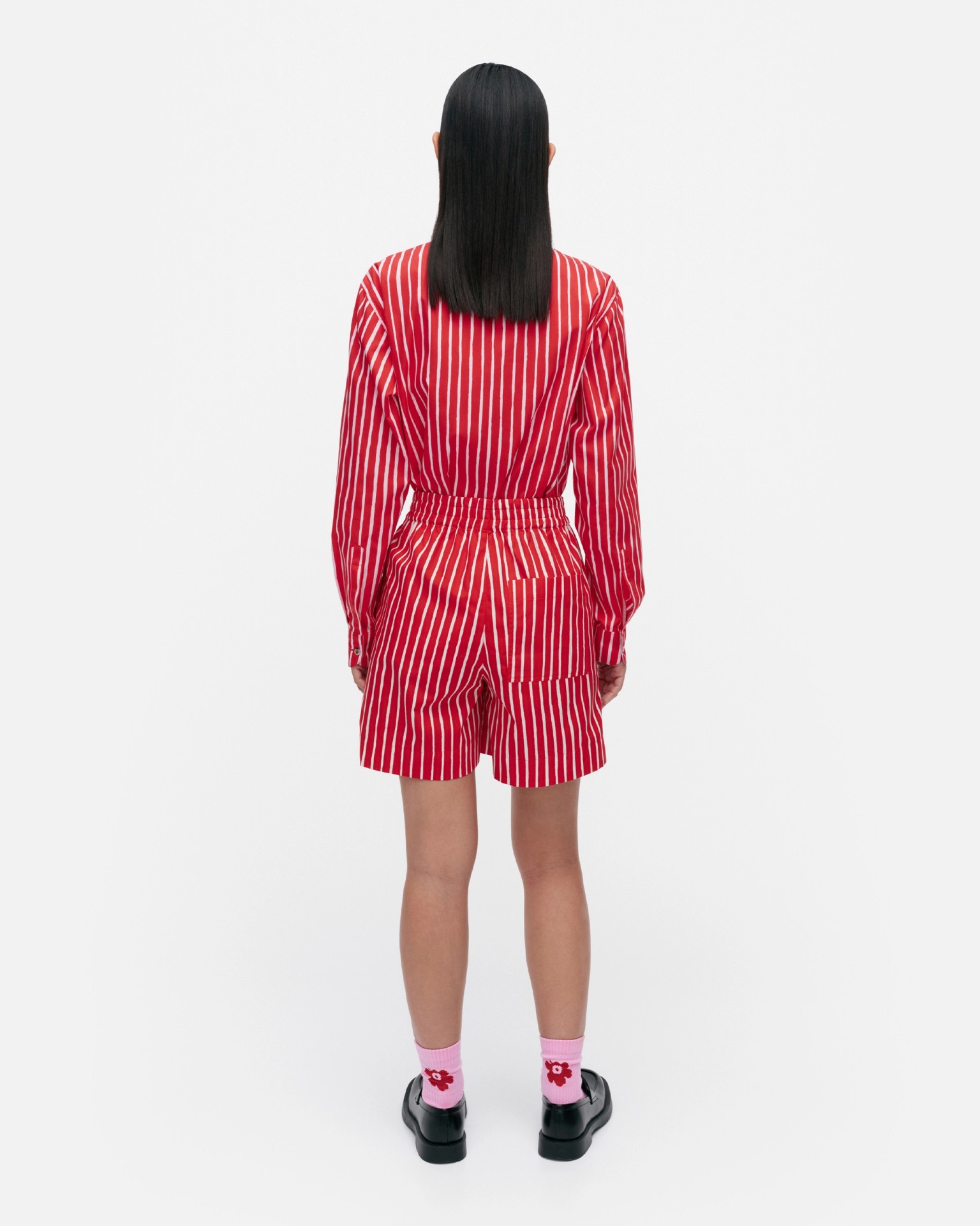 Jokapoika Shorts, Kioski shorts, red, white,