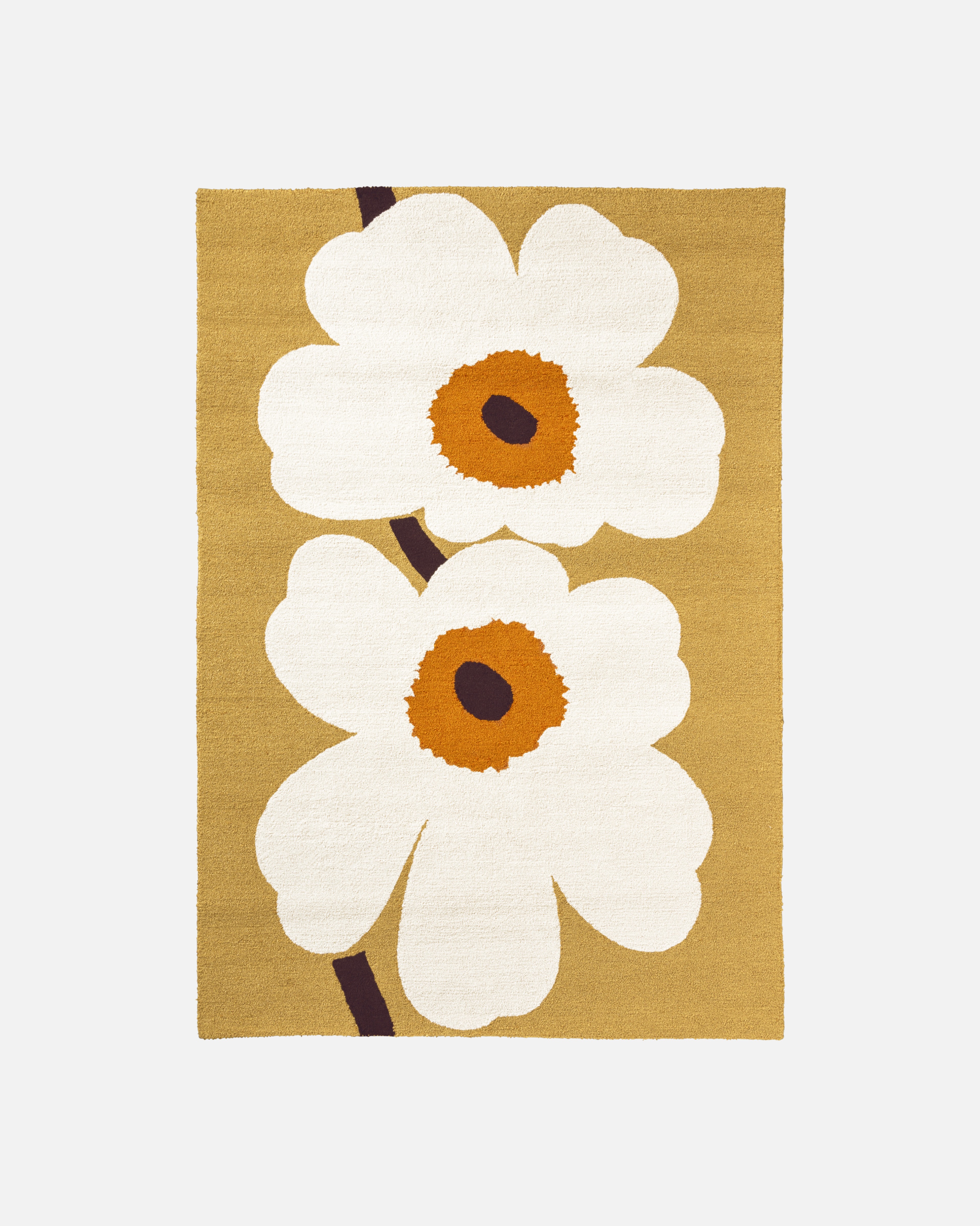 Unikko Outdoor, Rug 140 x 200 cm, caramel, off white,warm orange,
