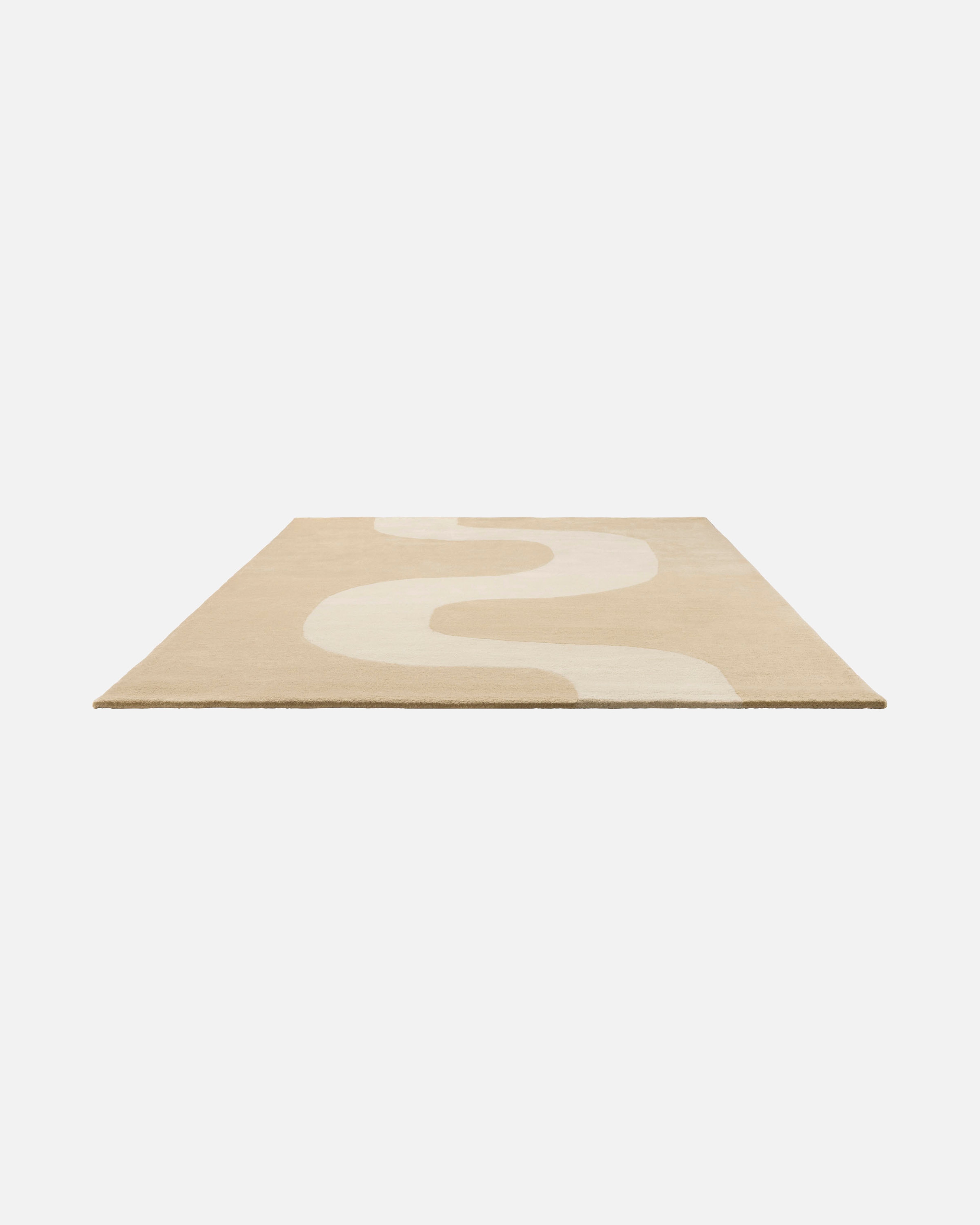 Seireeni, Teppich 140 x 200 cm, warmes beige,