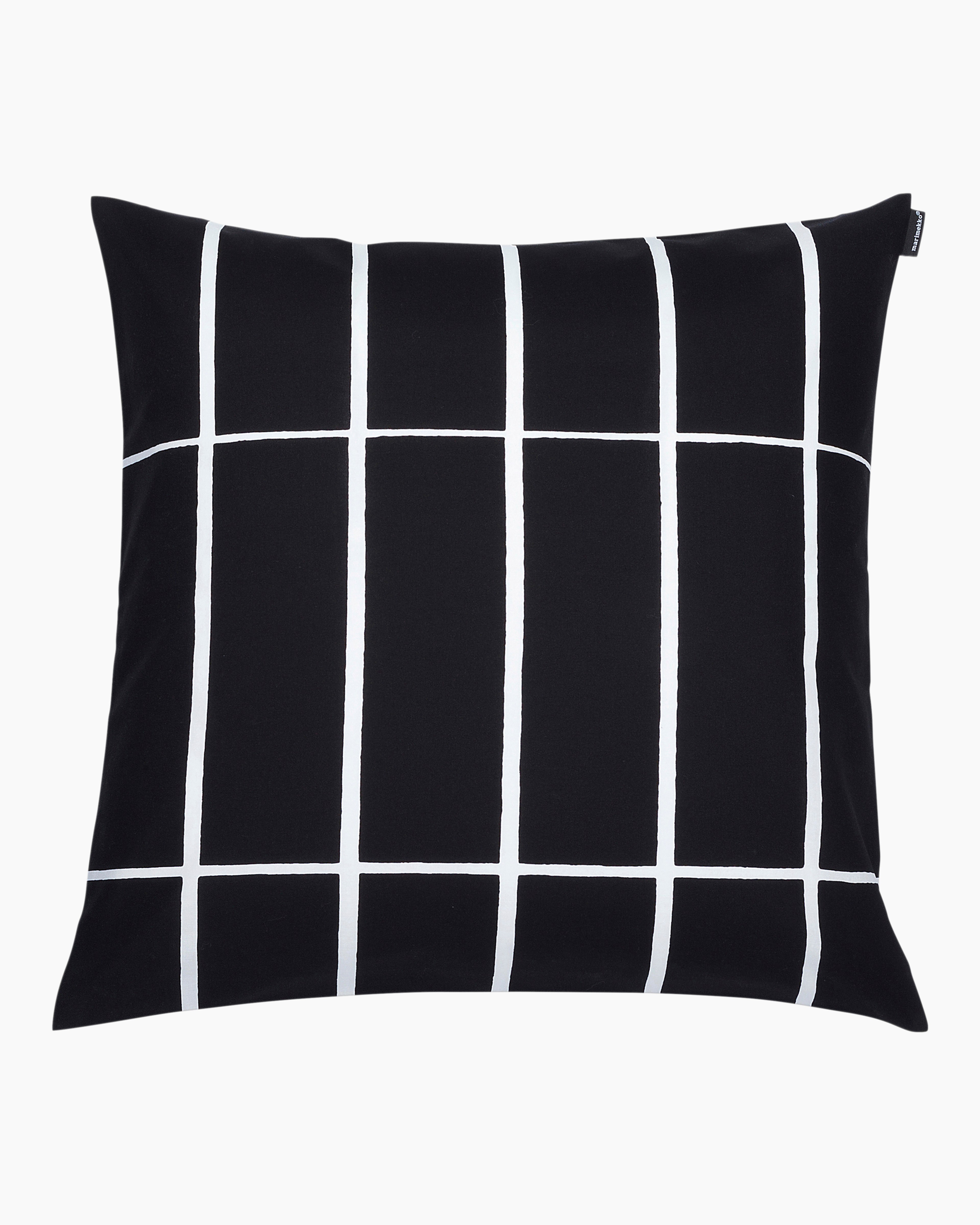 Tiiliskivi, Pillow cover, black, white,