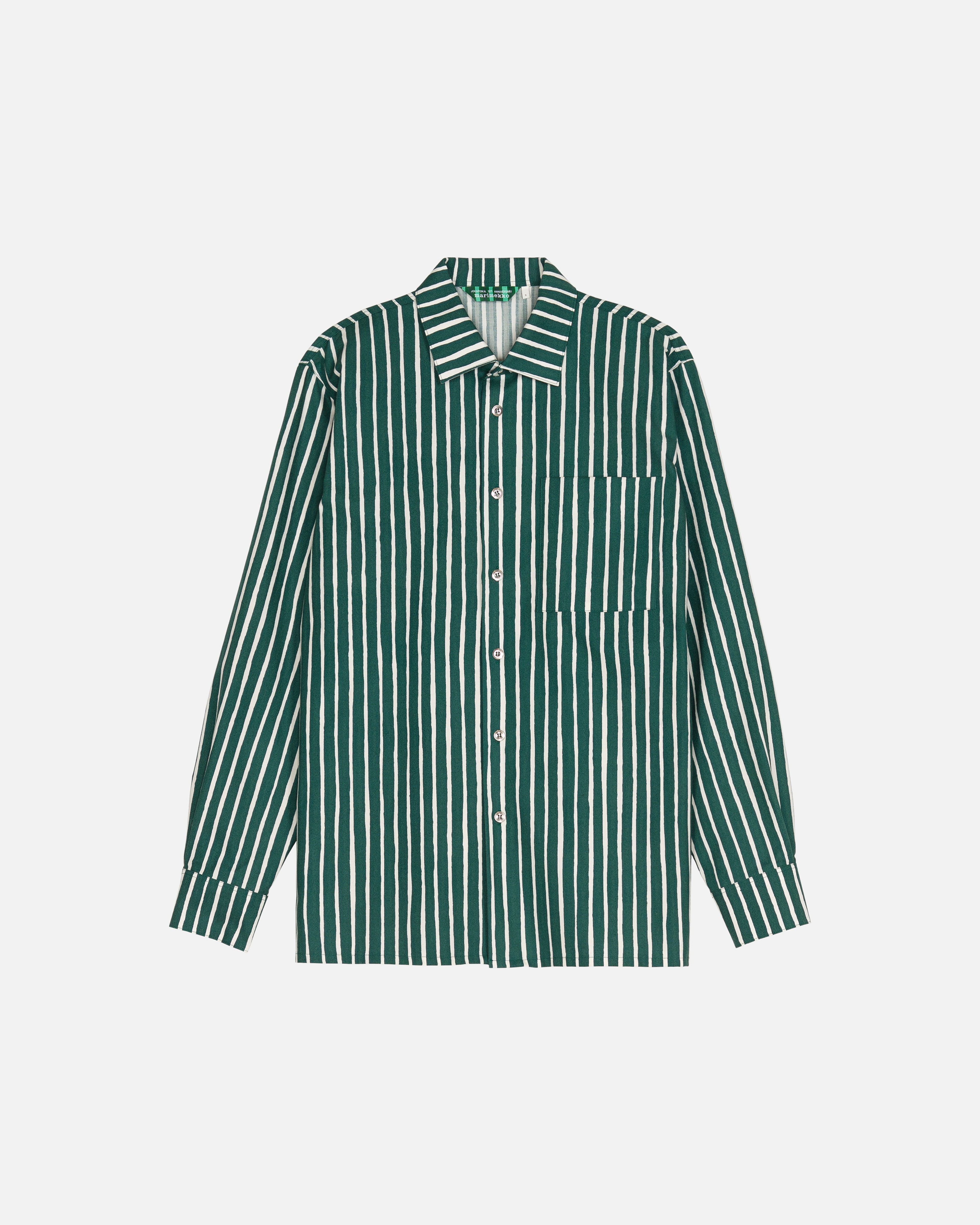 Jokapoika, Chemise Kioski en coton, vert, blanc cassé,