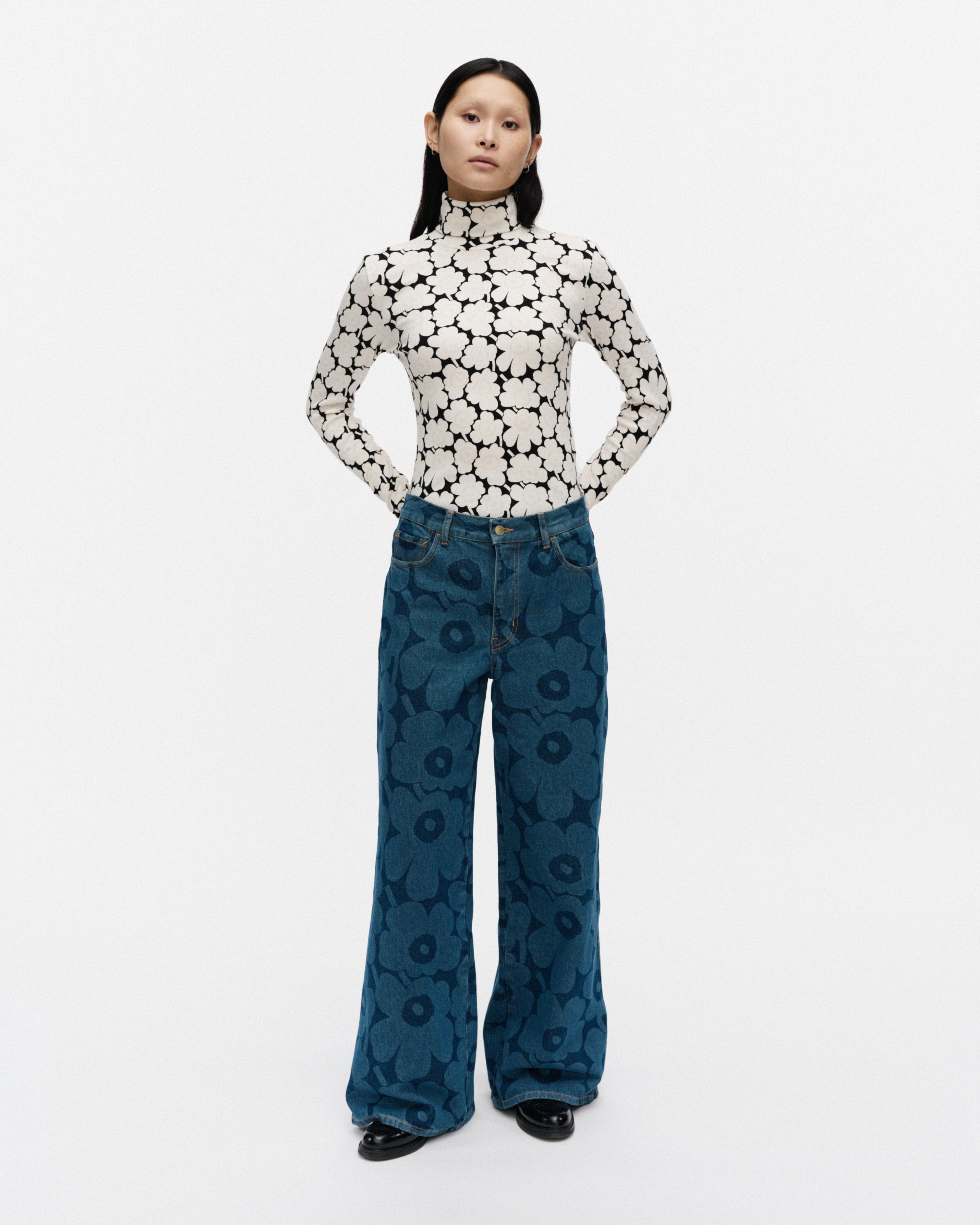 Maridenim Wide Unikko, Jeans, mid indigo,