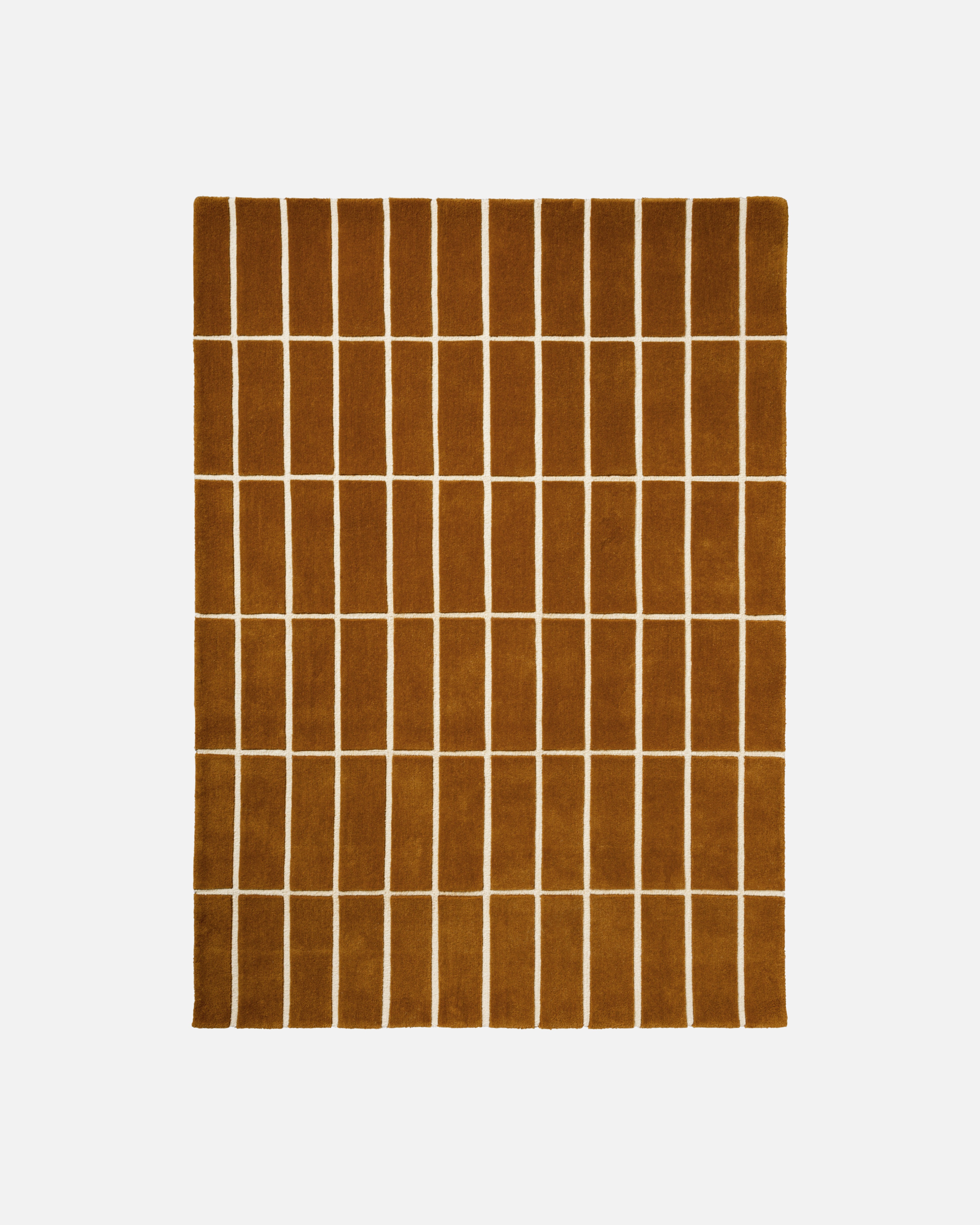 Tiiliskivi, Rug 140 x 200 cm, brown, white,