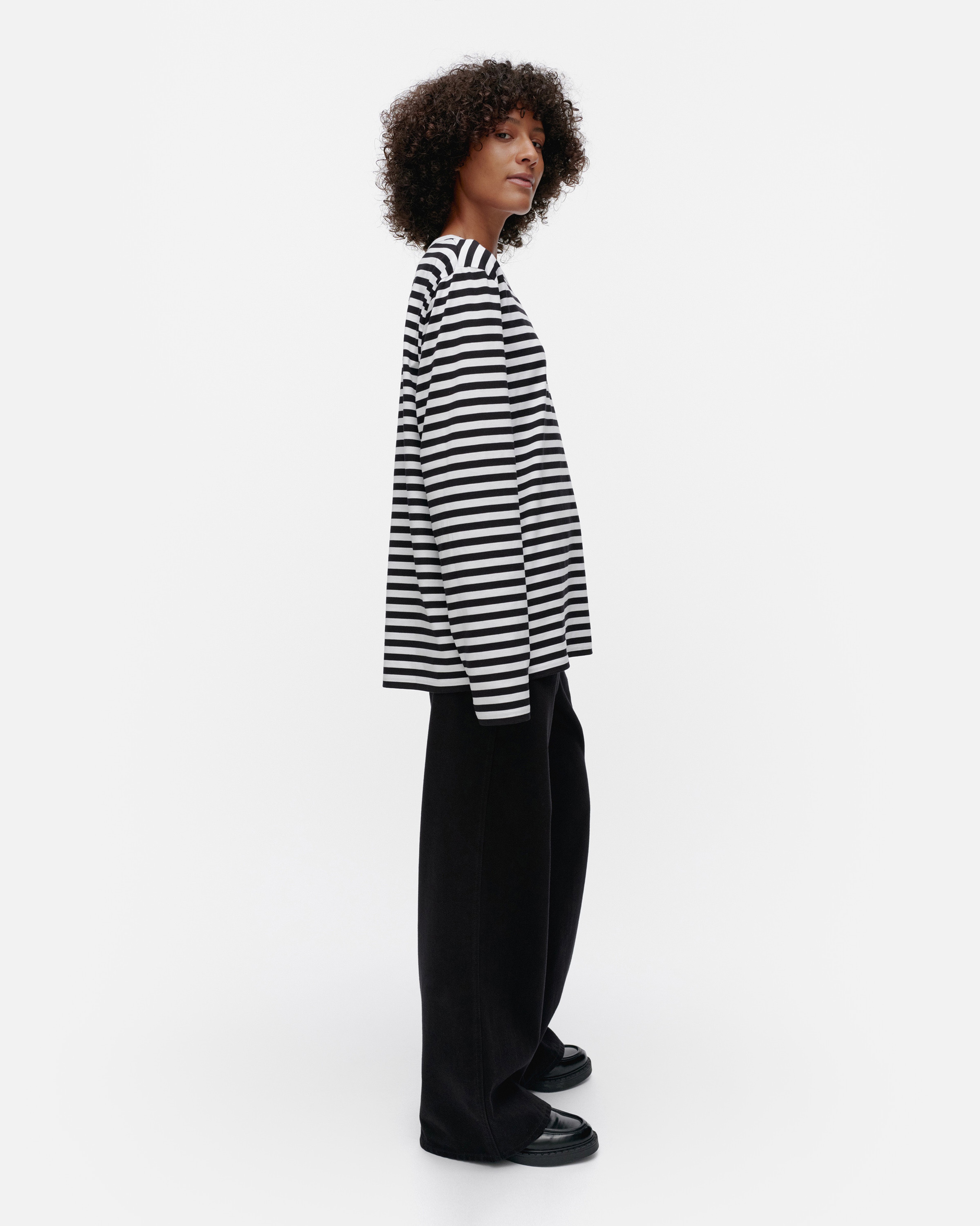 Tasaraita Unisex, Kioski jersey shirt, white,black,