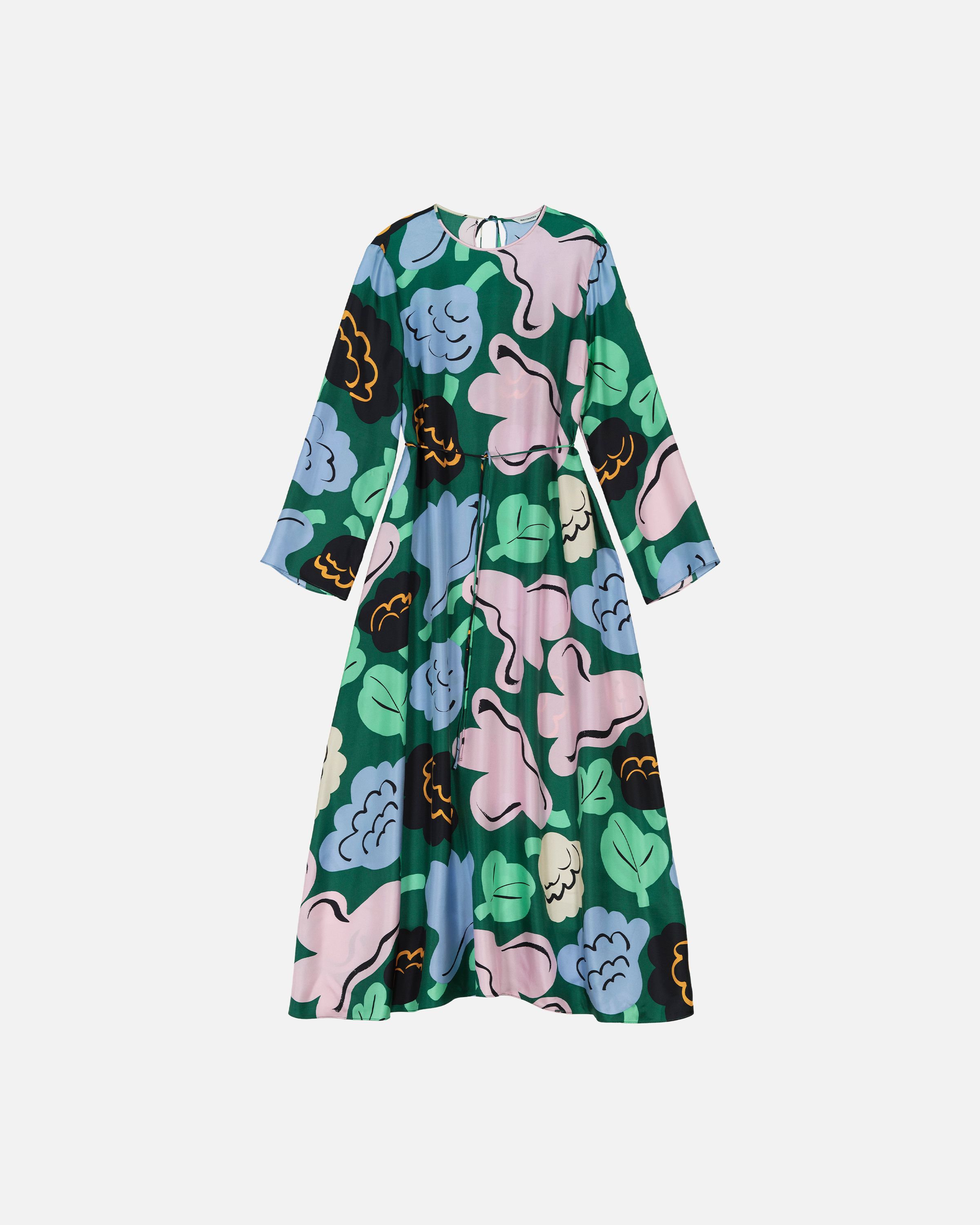 Kaunista Kukasta Kukkaan Silk dress | Marimekko