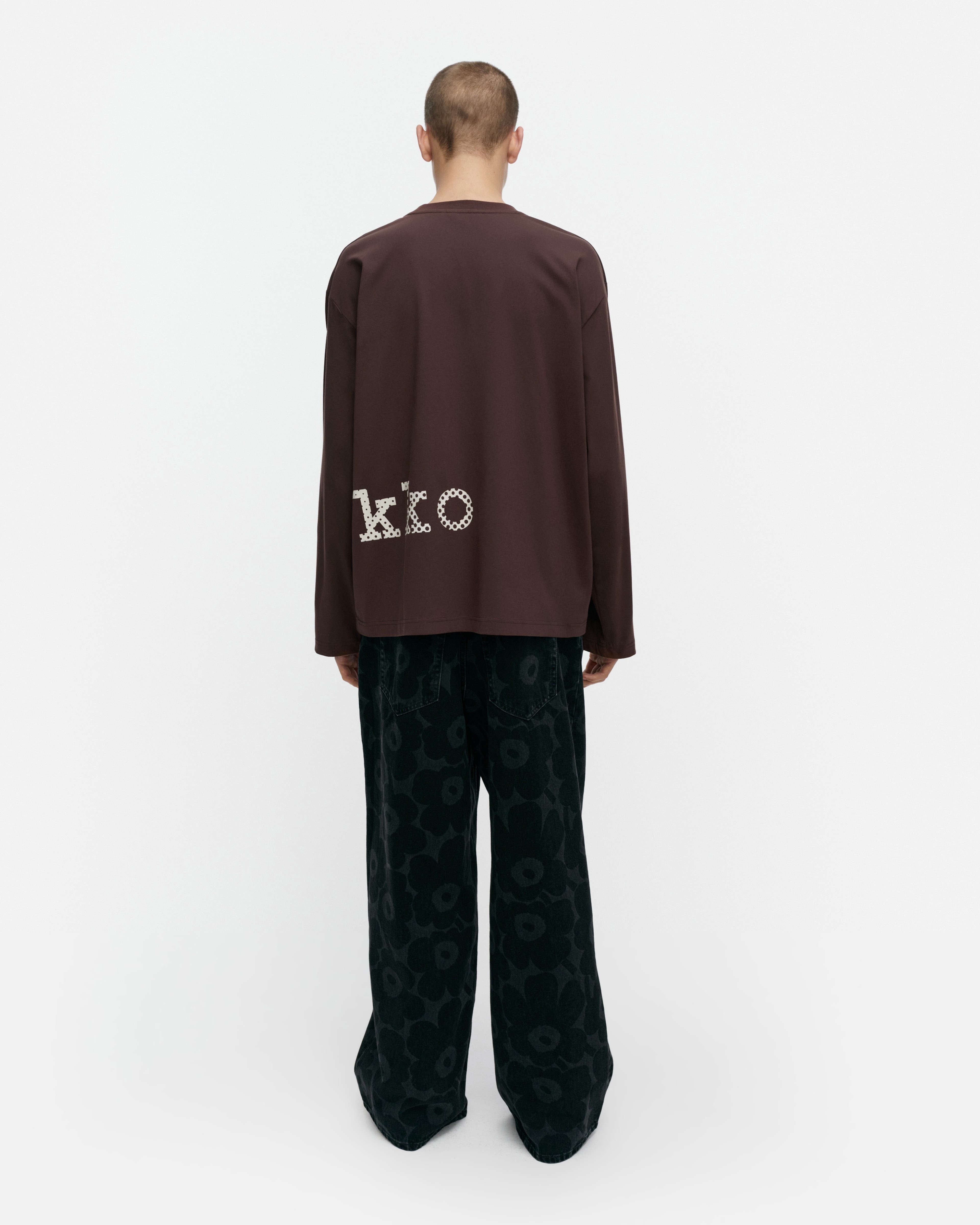 Nippa Logo Placement, Jersey-Shirt „Kioski“, braun, cremefarben,