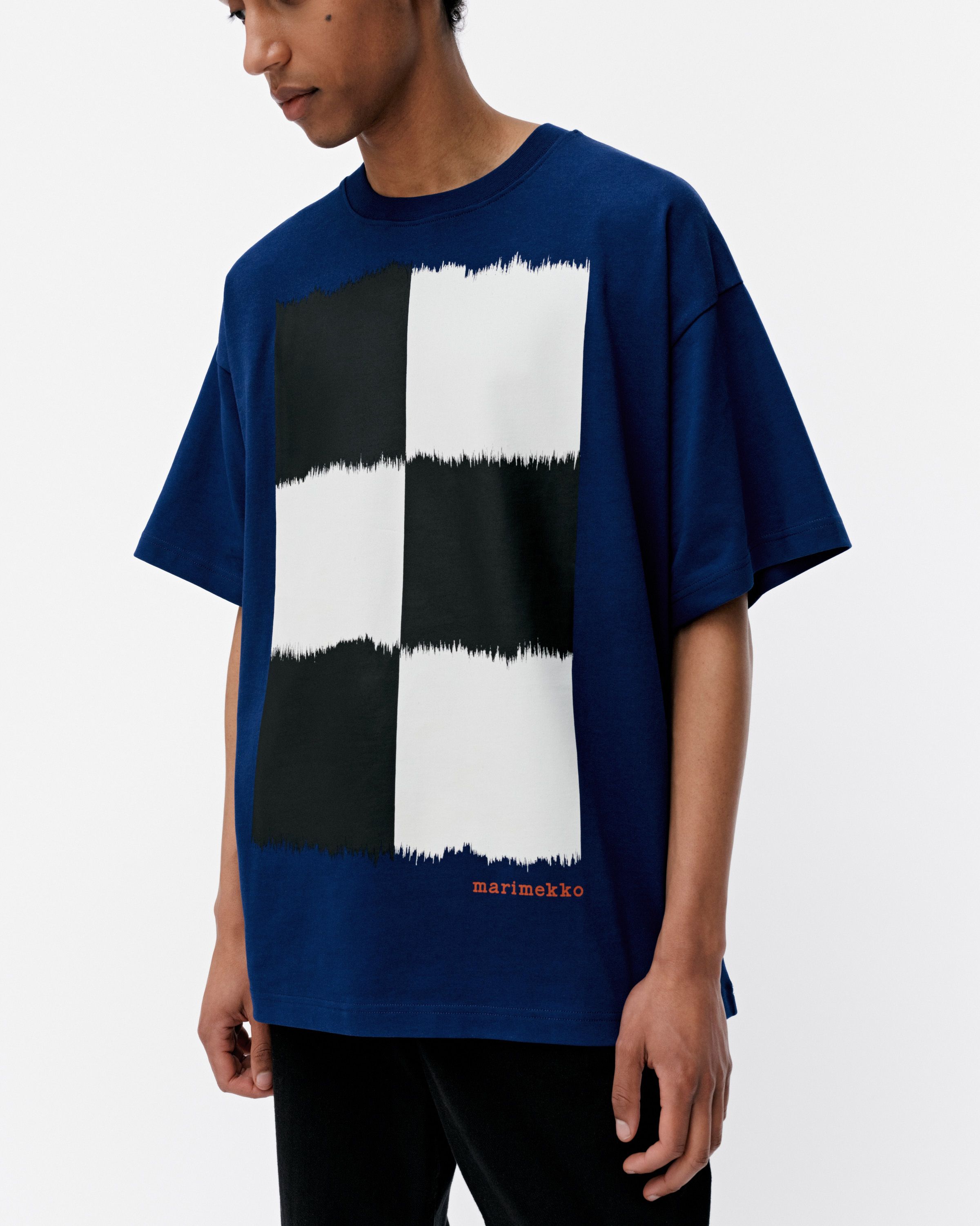 【2025SS】マリメッコ/ Nopeus Ostjakki Placment Tシャツ Nopeus Ostjakki Placment Kioski shirt | Marimekko