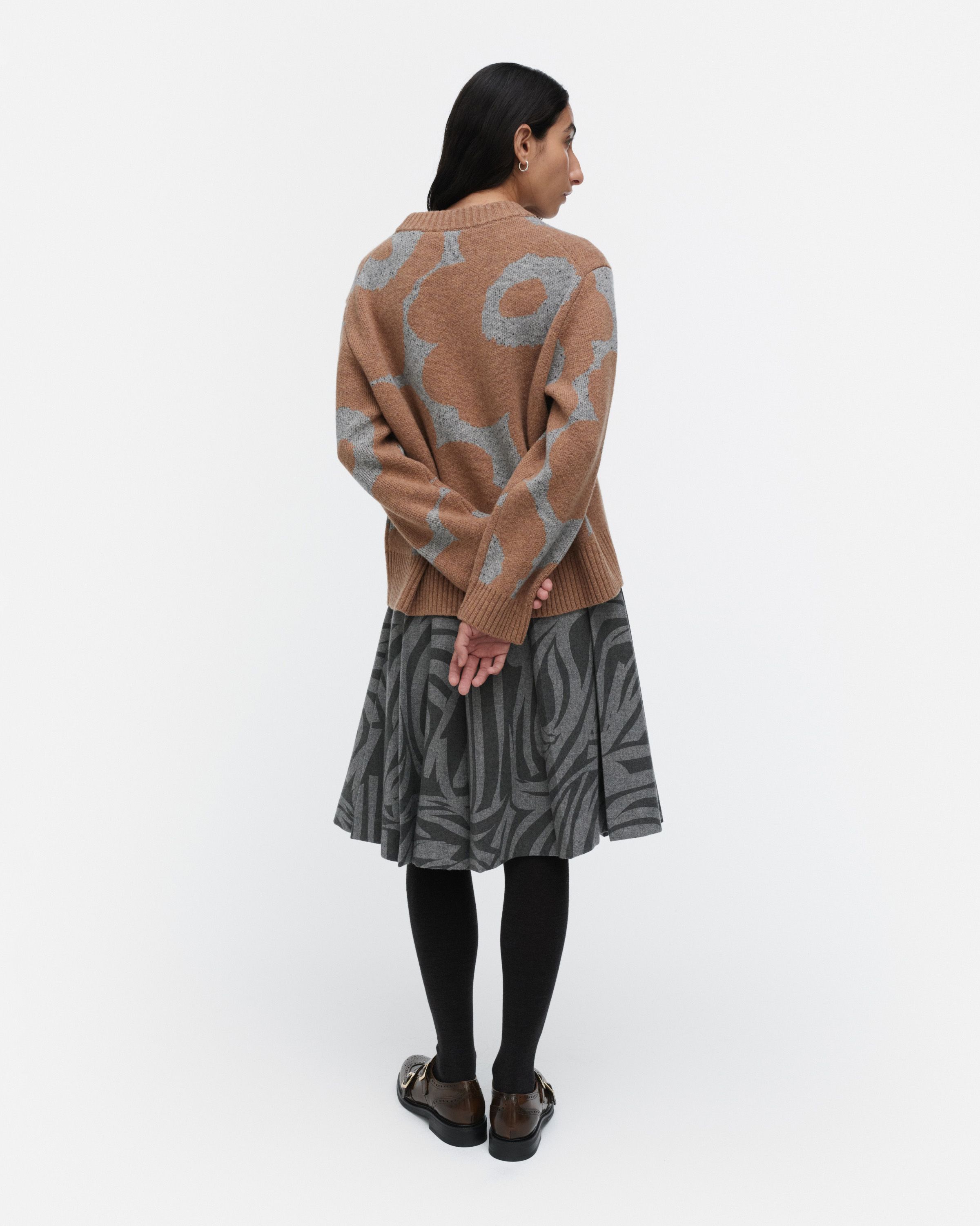 RWS Virtaus Unikko Knitted wool pullover | Marimekko