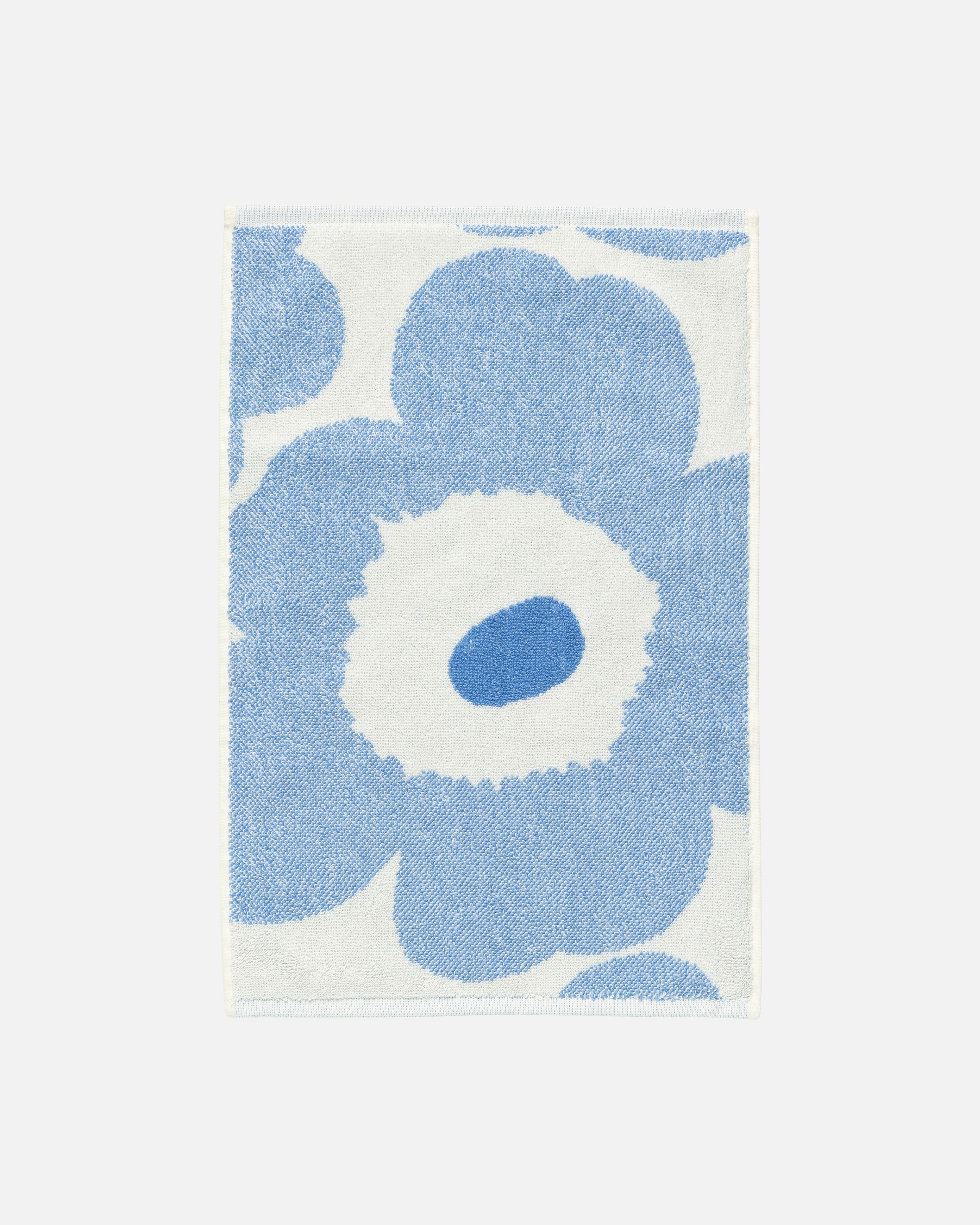 Unikko, Guest towel 32x50 cm, cream ,sky blue,