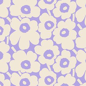 lilac, off white
