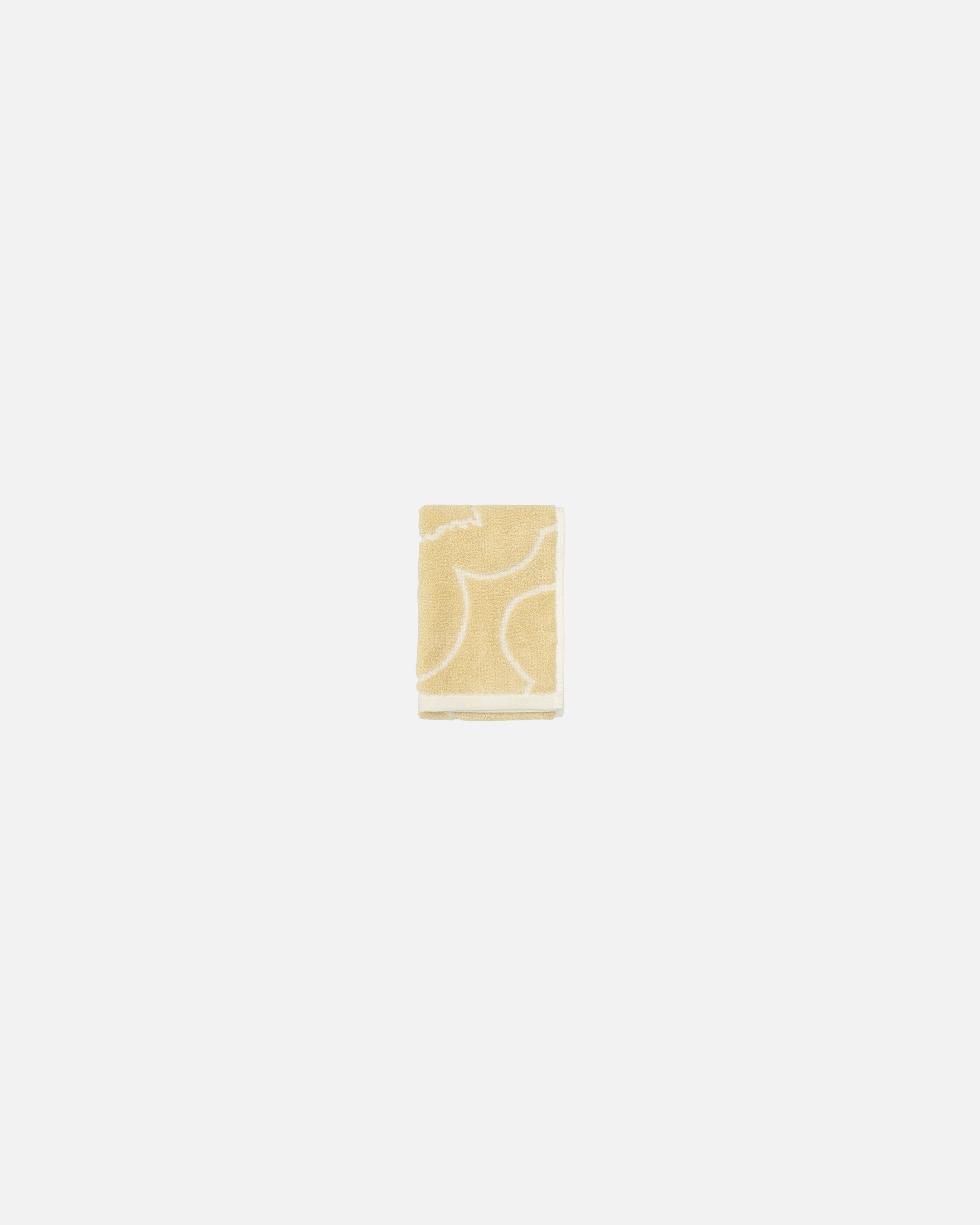 Piirto Unikko, Guest towel 30x50 cm, straw, off white,