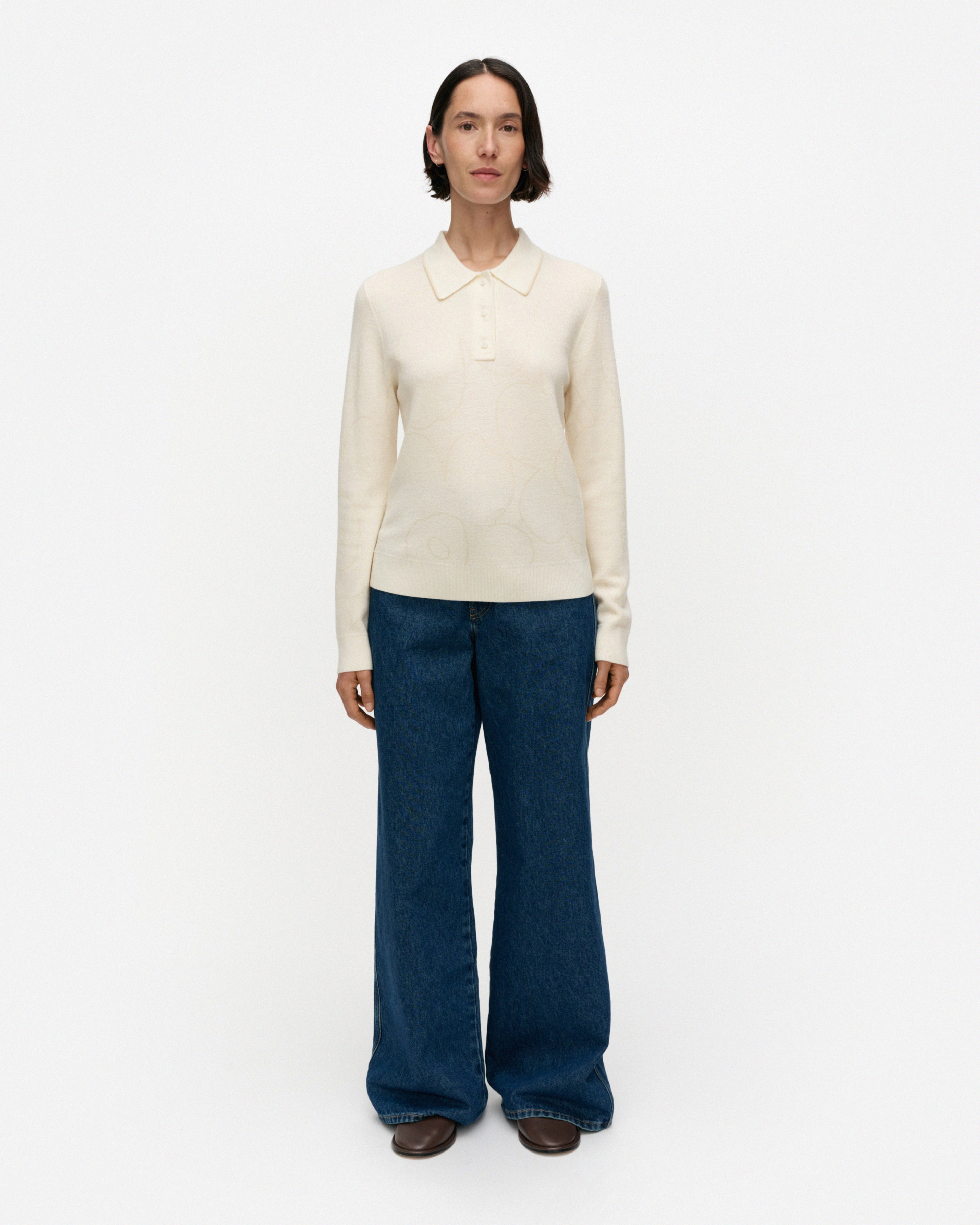 RWS Liikkua Piirto Unikko, Knitted pullover, off white, off white,