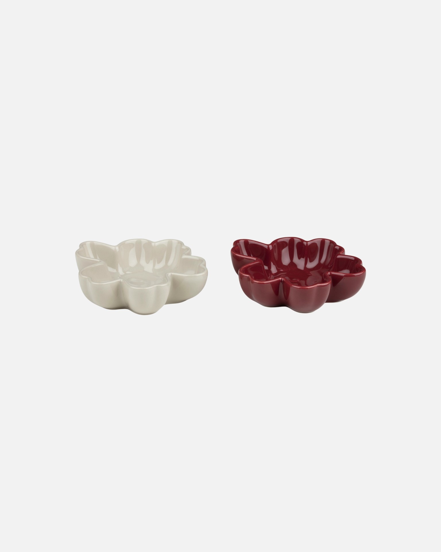 Unikko, Small bowl, set of 2, burgundy, stoneware,
