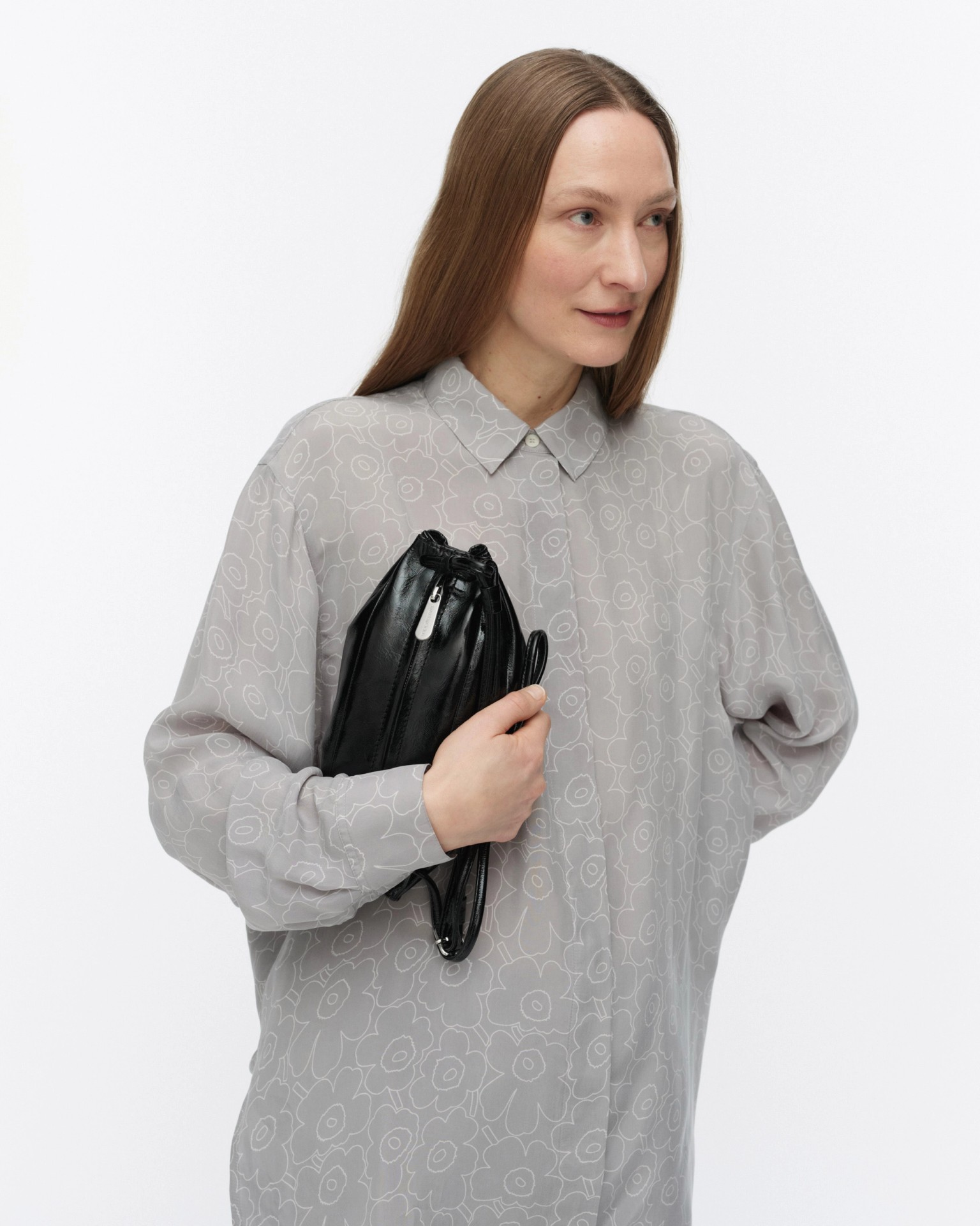 Pikku Karla Patent, Shoulder bag, black,