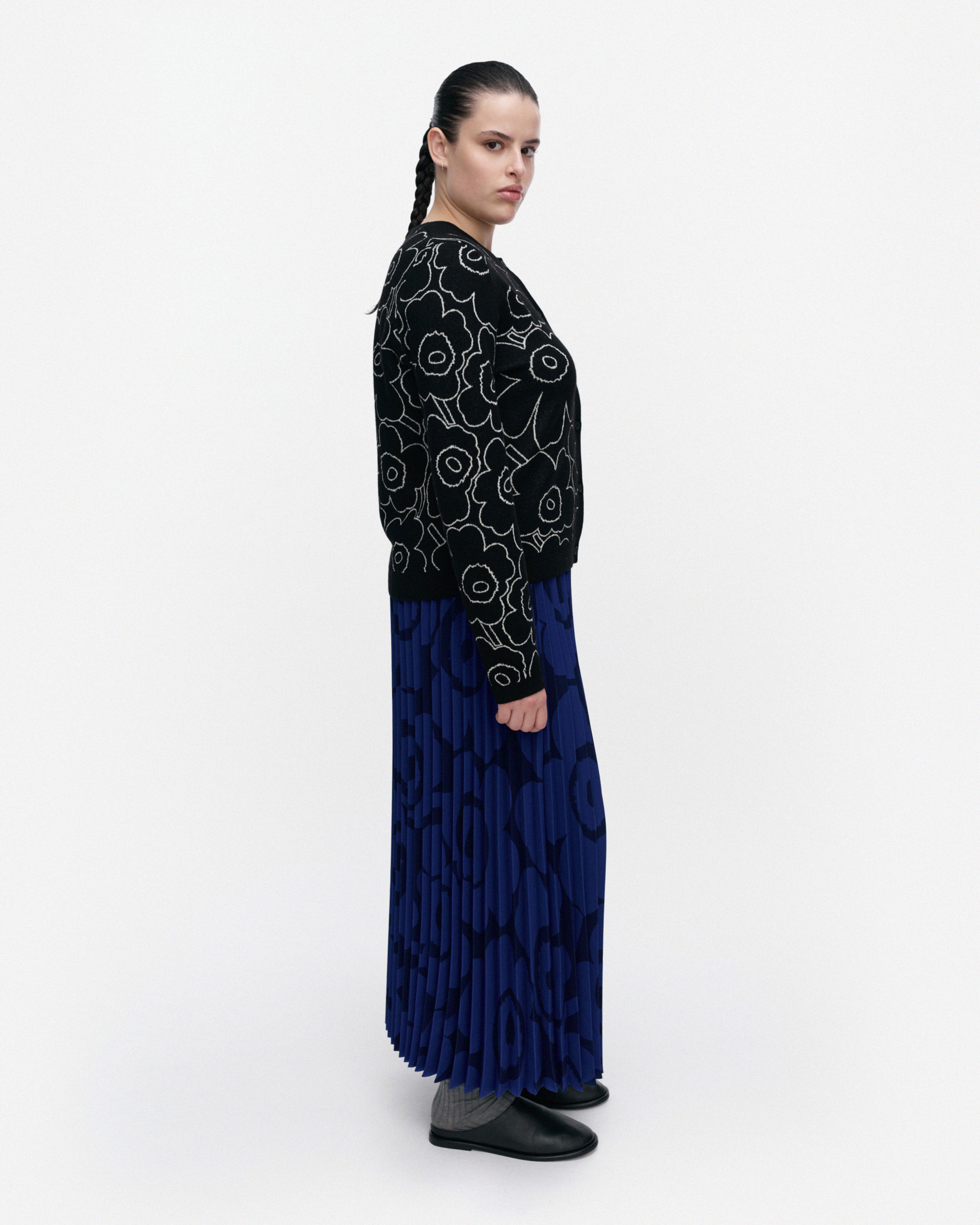 Jatko Unikko, Skirt, blue, dark blue,